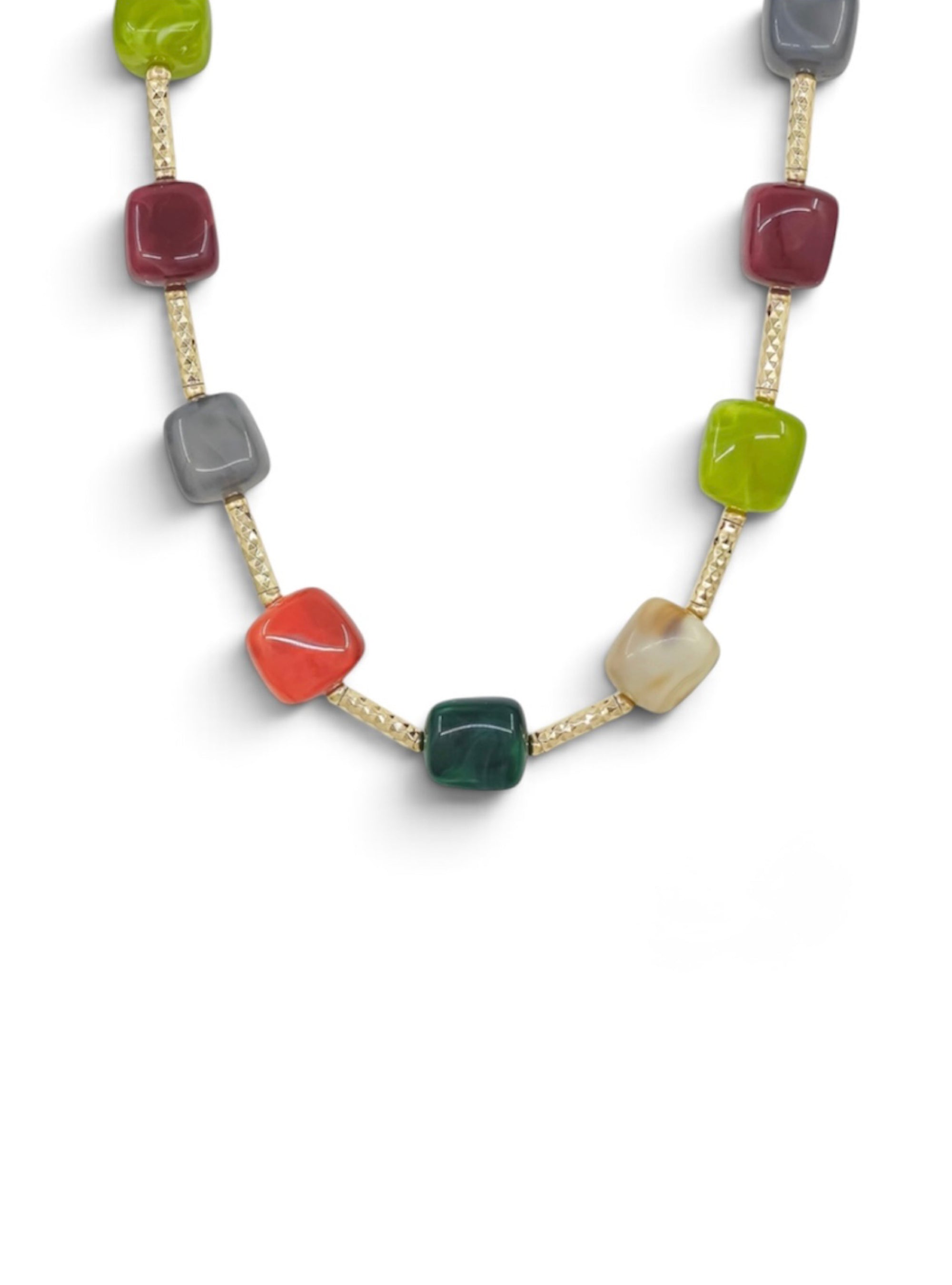 Cute To The Cube Magnetic Clasp Necklace
