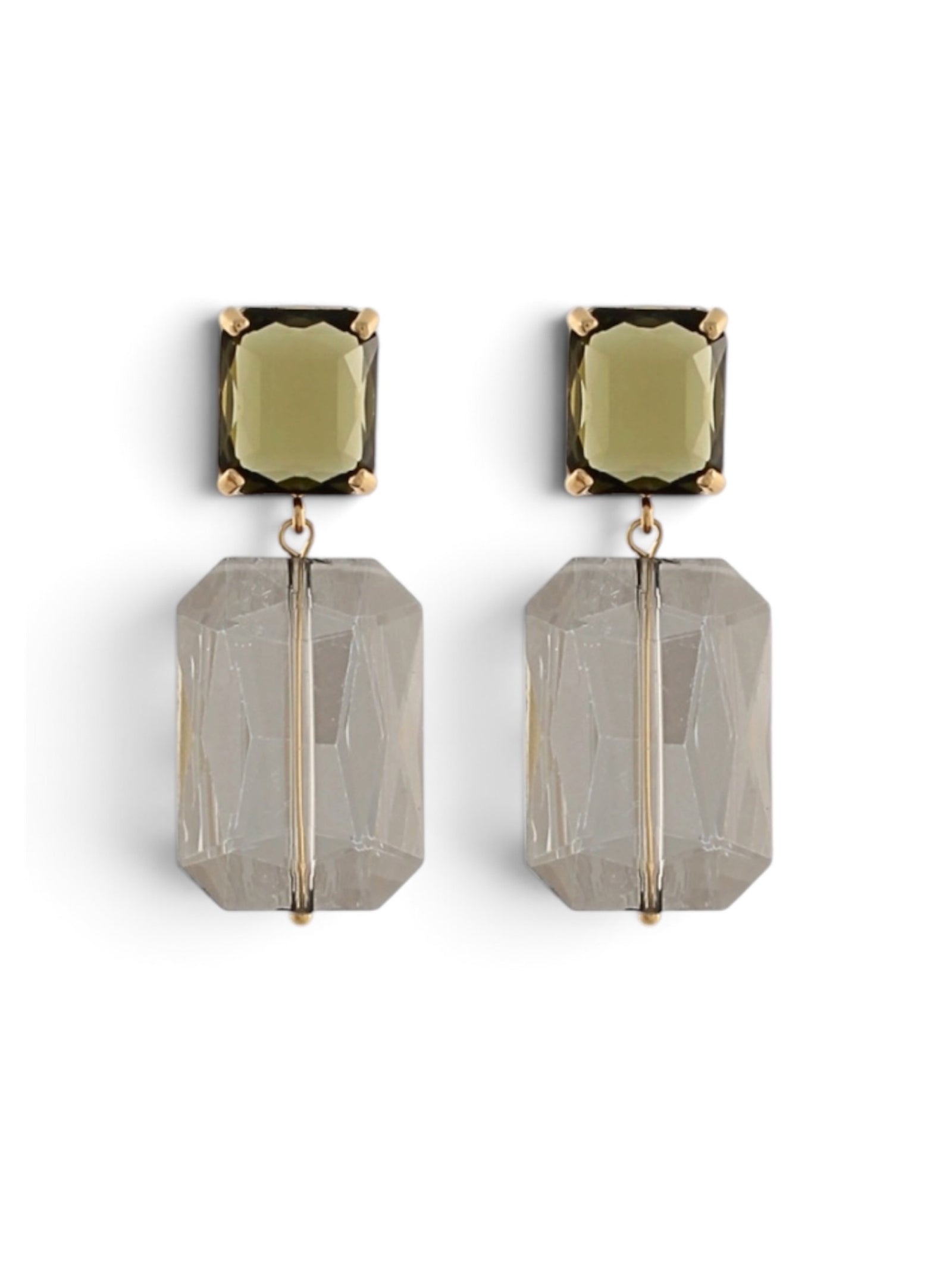Color Me Obsessed Earrings - Olive Combo