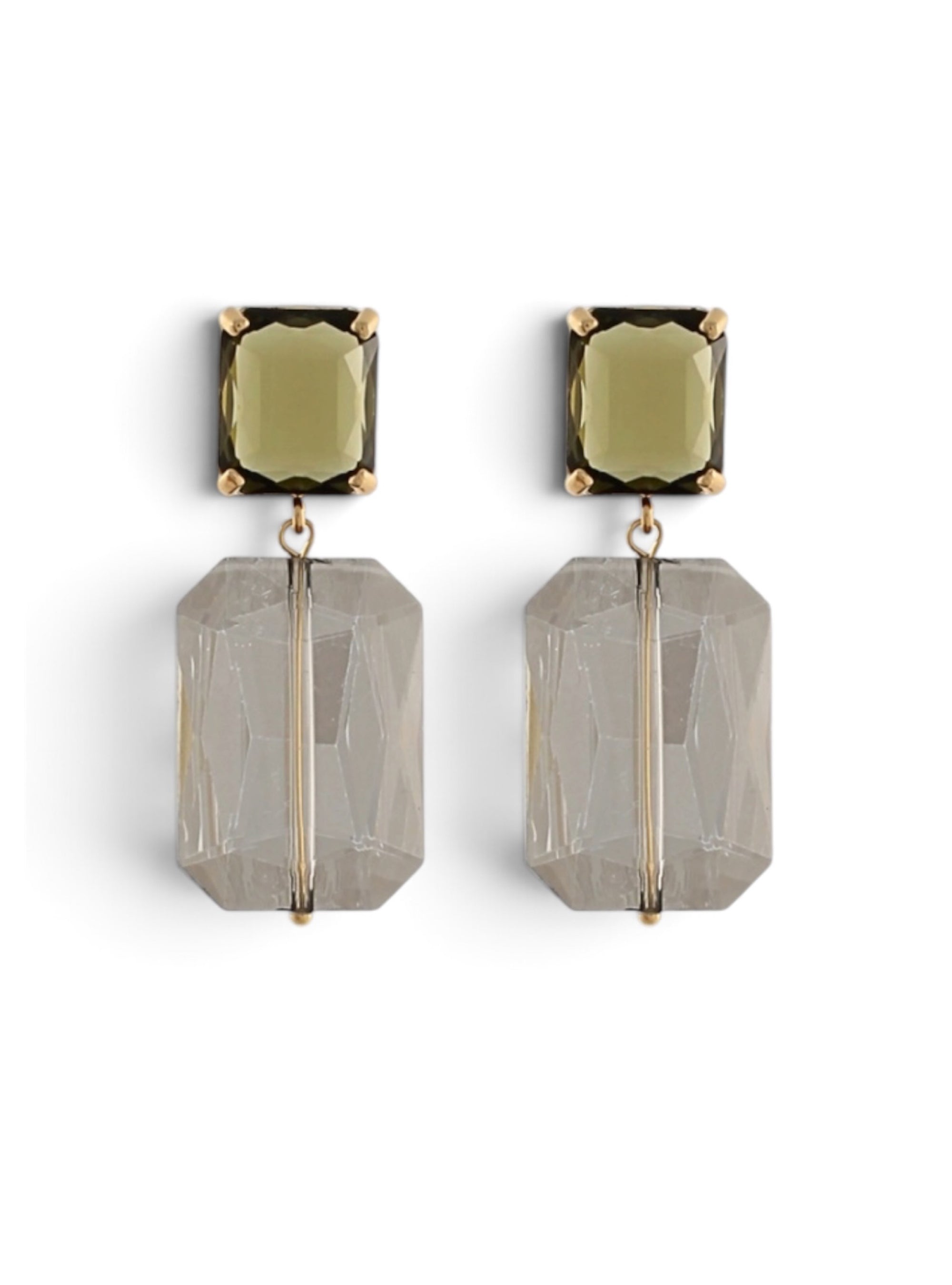 Color Me Obsessed Earrings - Olive Combo