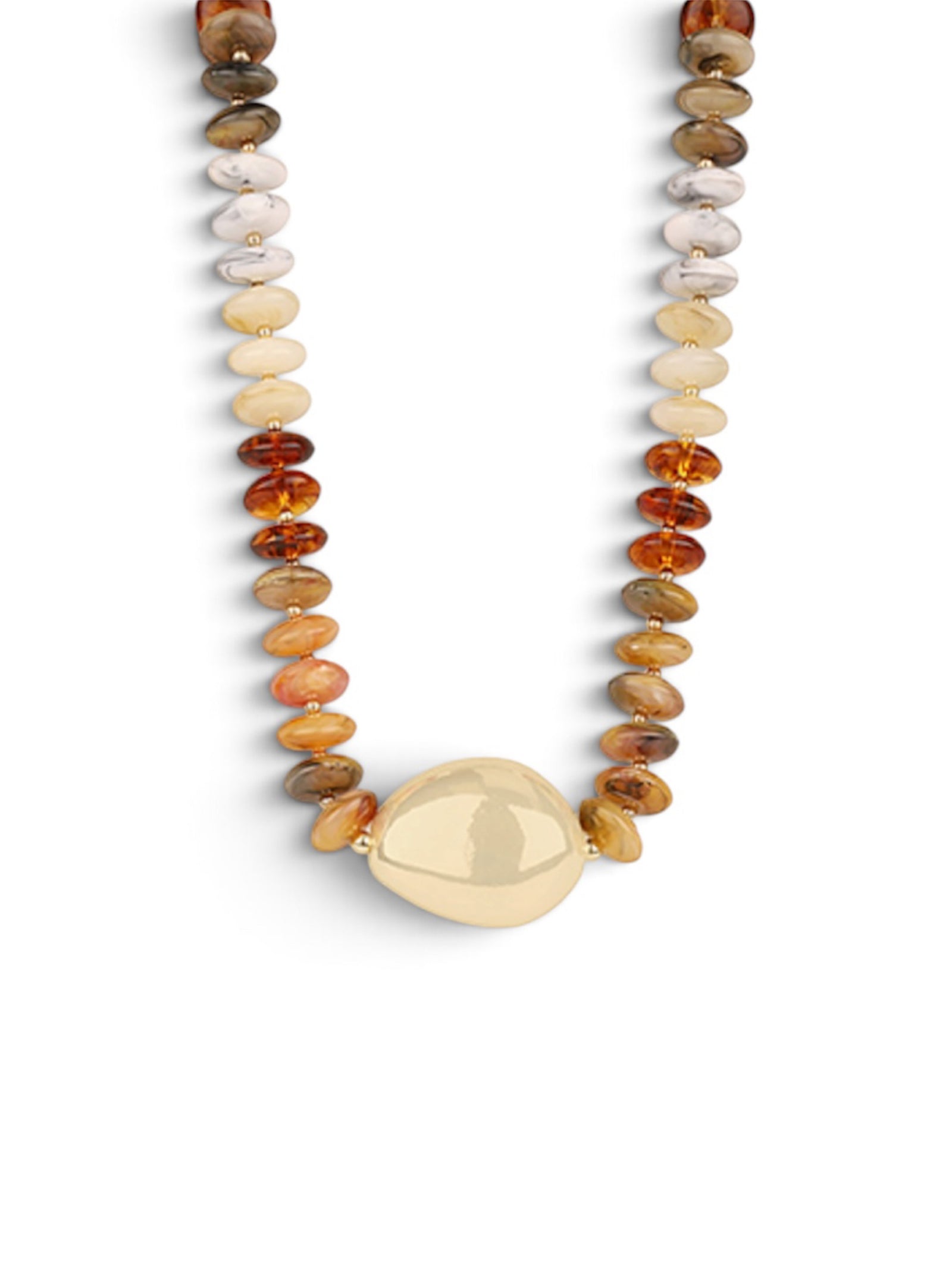 Naturally Gorgeous Beaded Necklace
