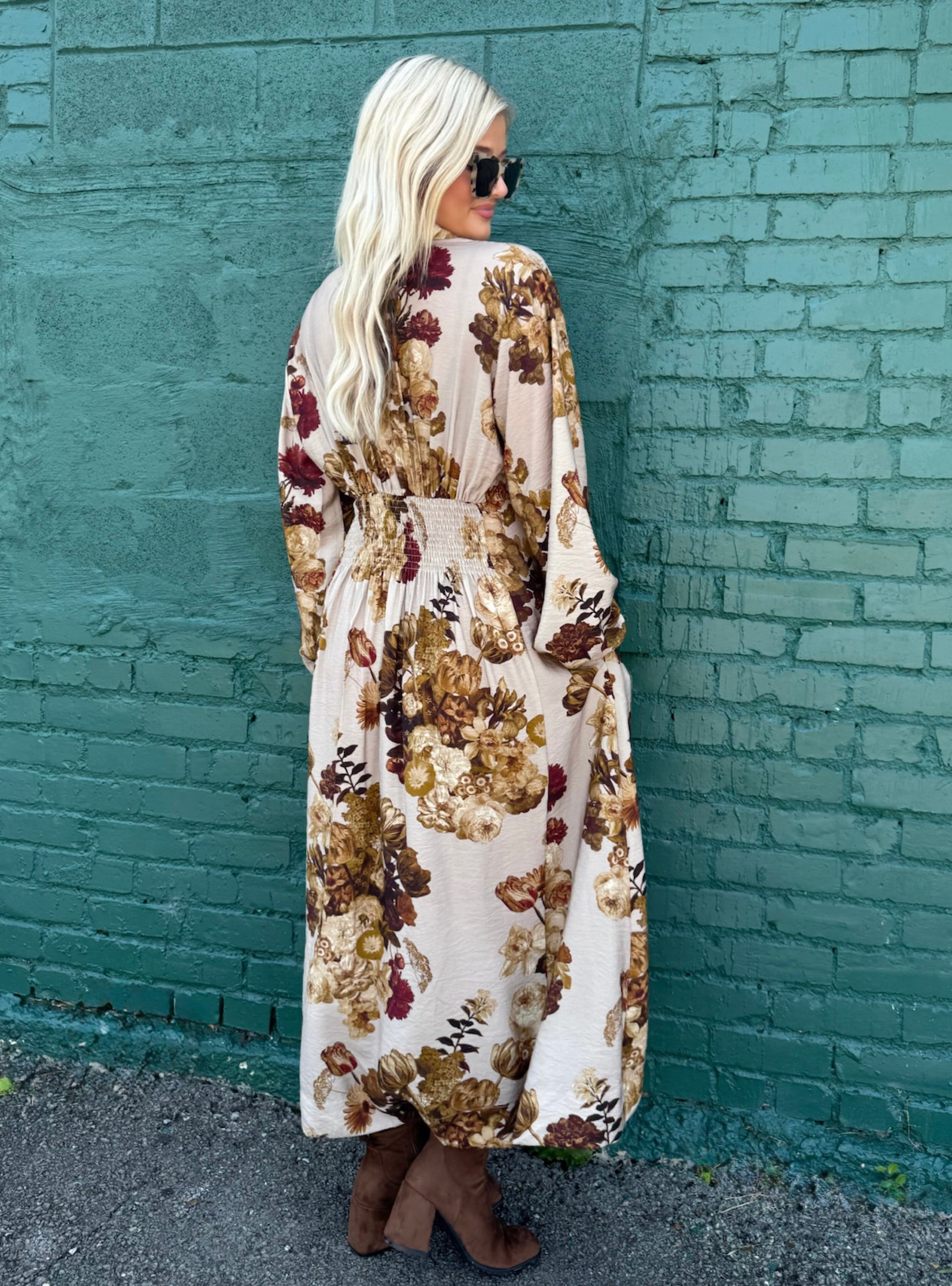 A Whole Latte Cute Printed Dress