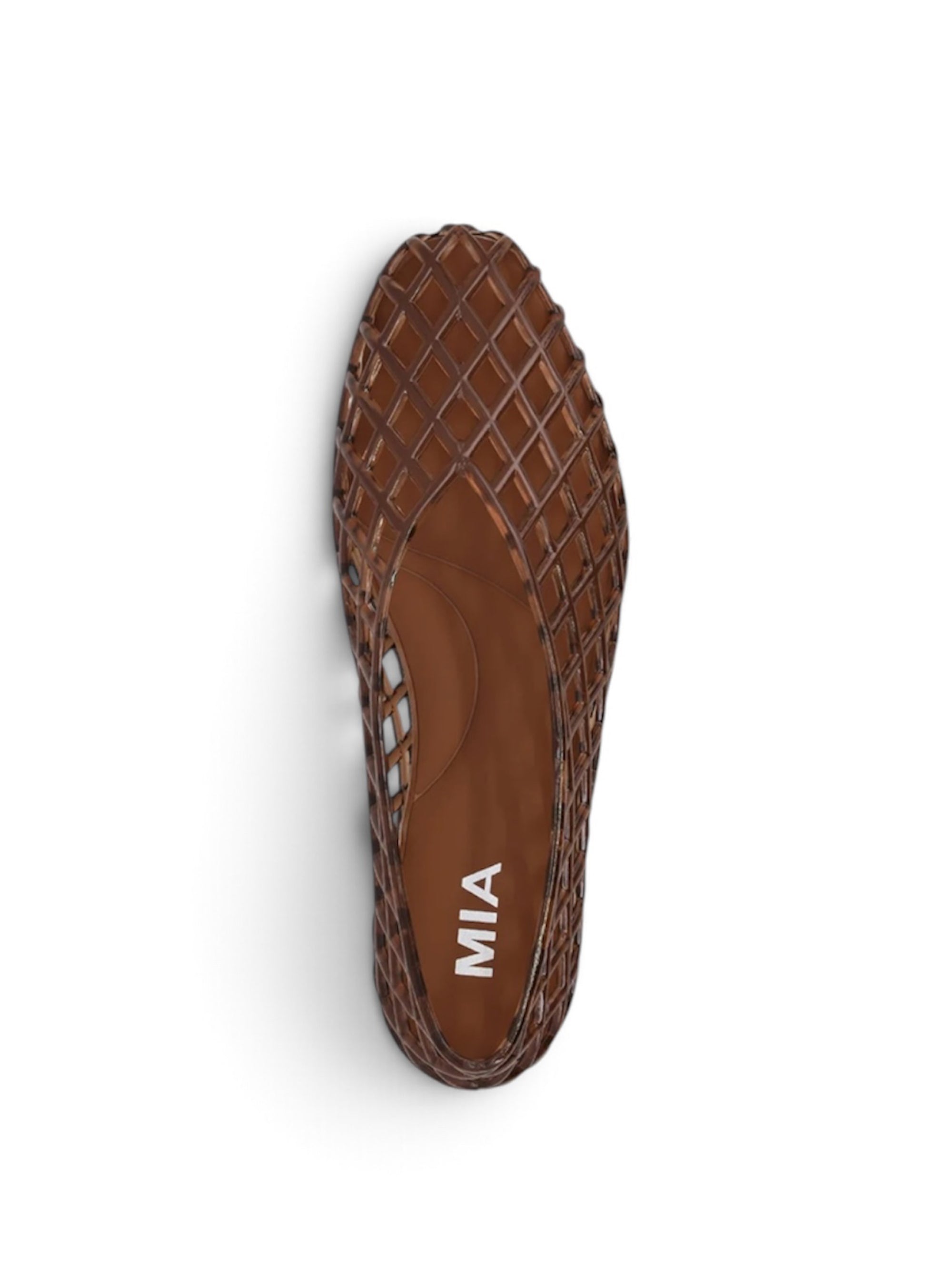 MIA Bali Jelly Flat Shoes - Brown