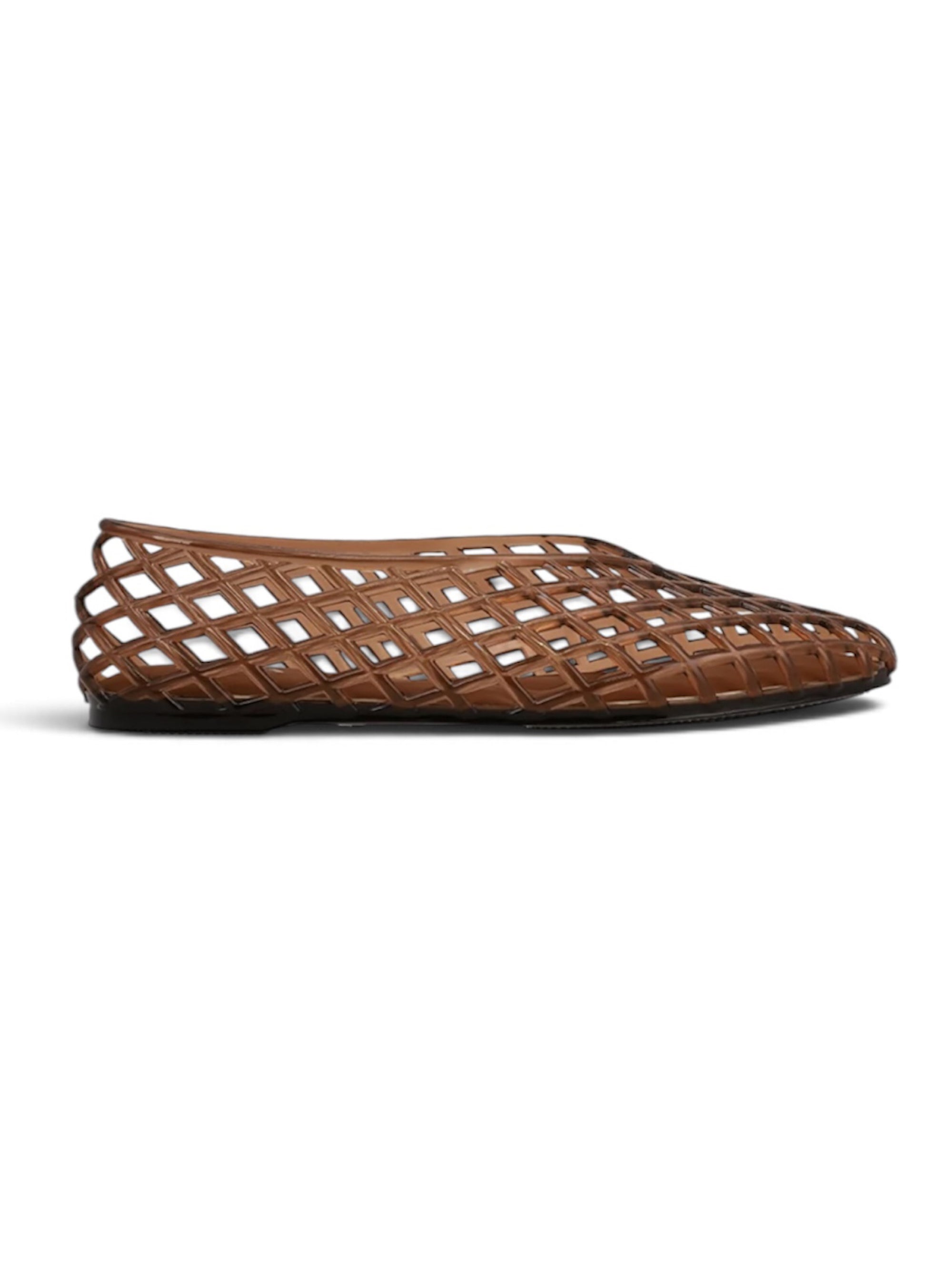 MIA Bali Jelly Flat Shoes - Brown