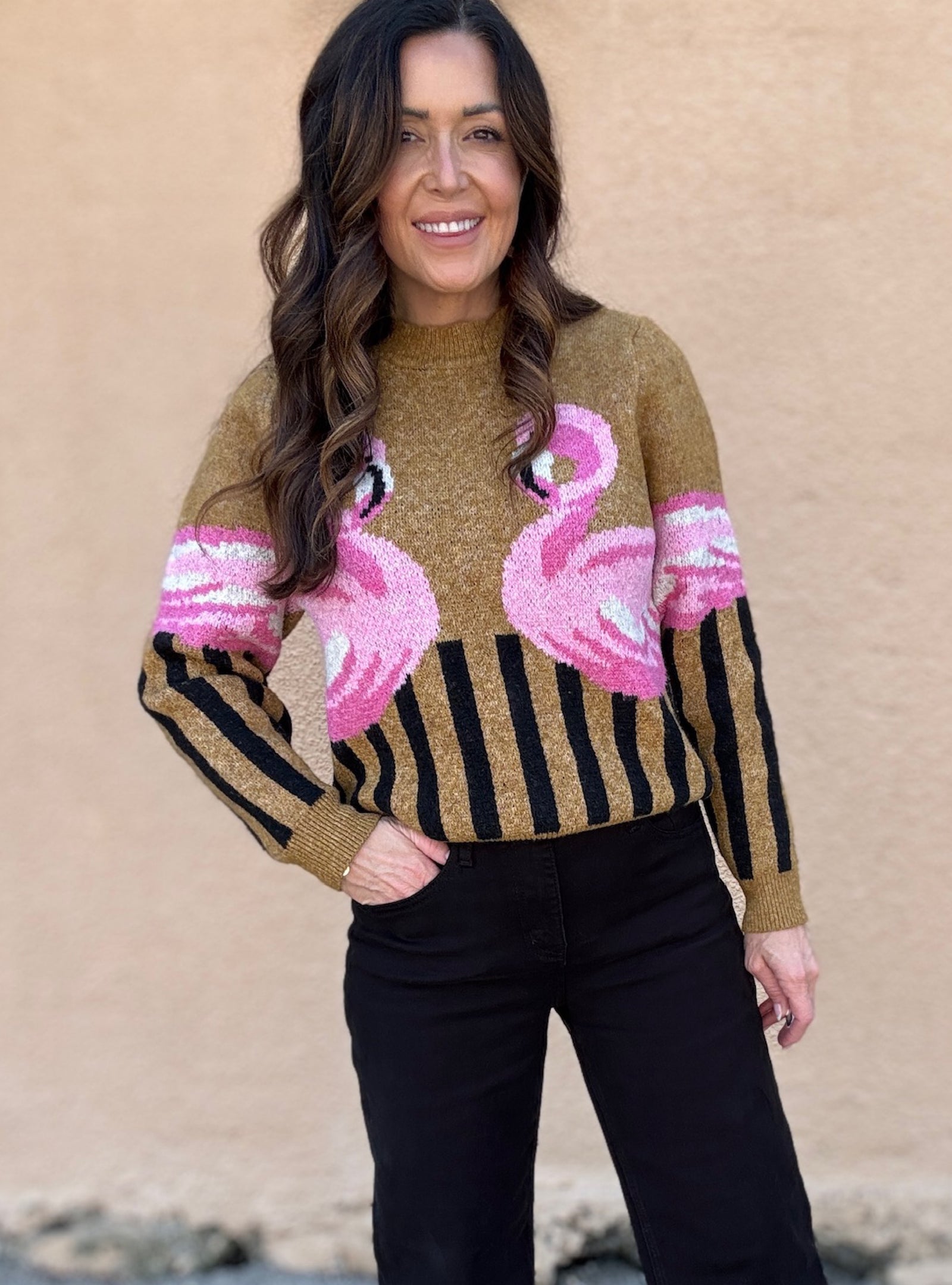 Flamingo Your Own Way Sweater