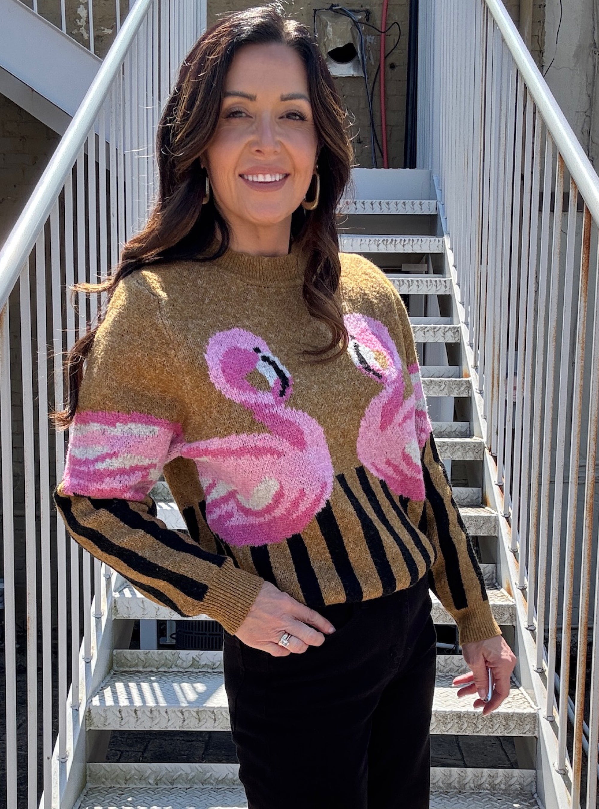 Flamingo Your Own Way Sweater