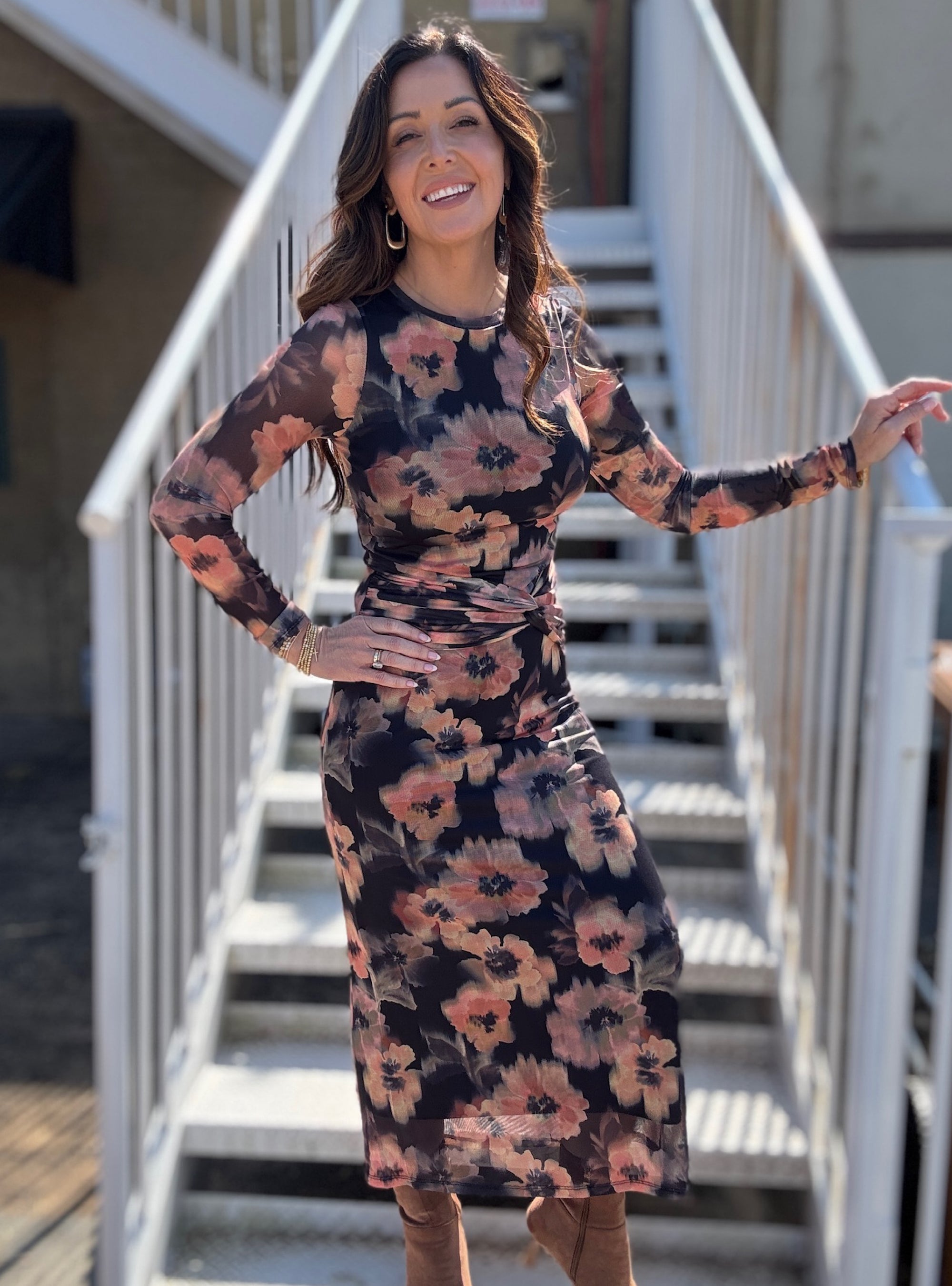 Moody Blooms With Major Style Maxi Dress