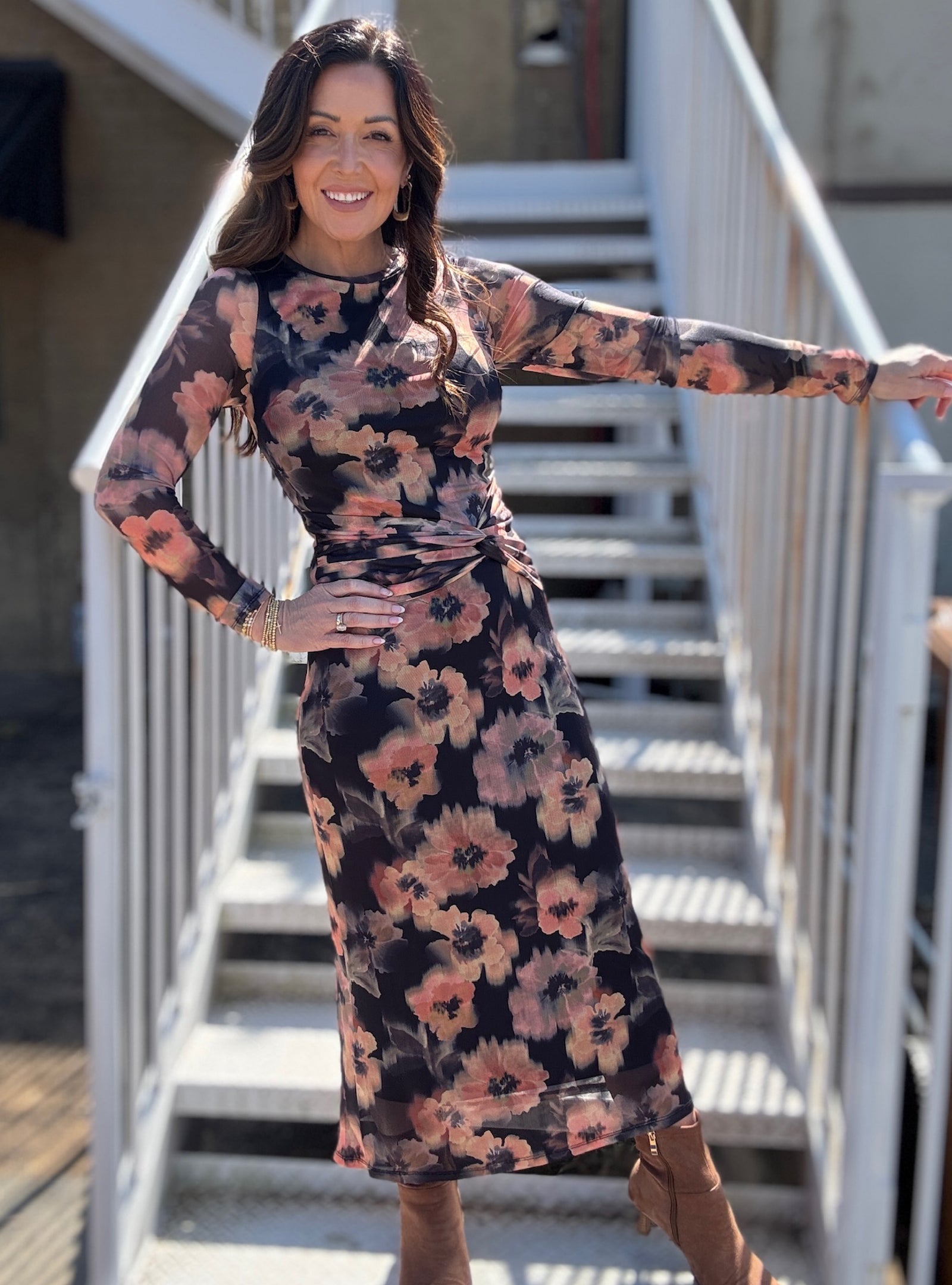 Moody Blooms With Major Style Maxi Dress