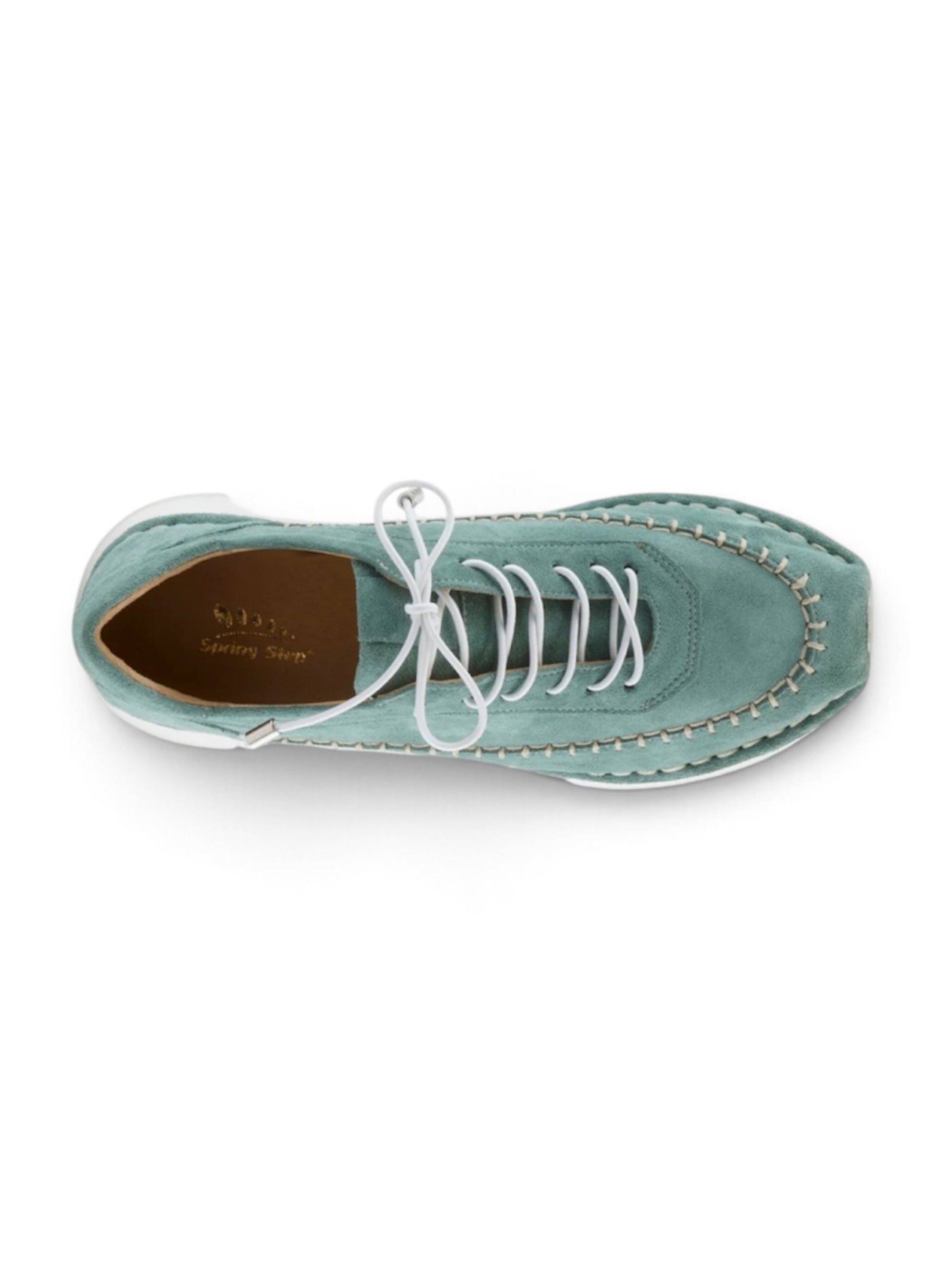 Spring Step IvyJune Teal Suede Sneakers