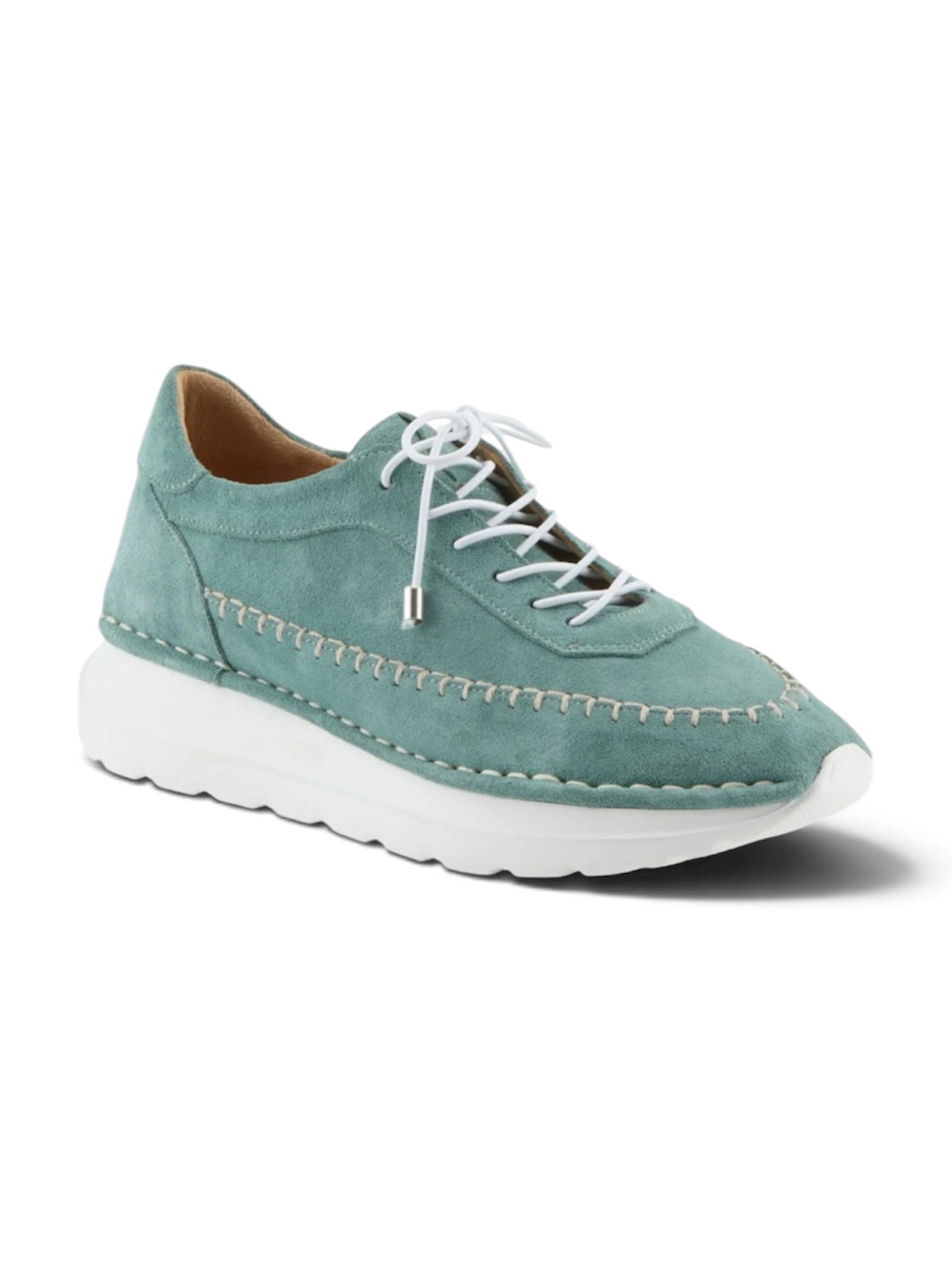 Spring Step IvyJune Teal Suede Sneakers