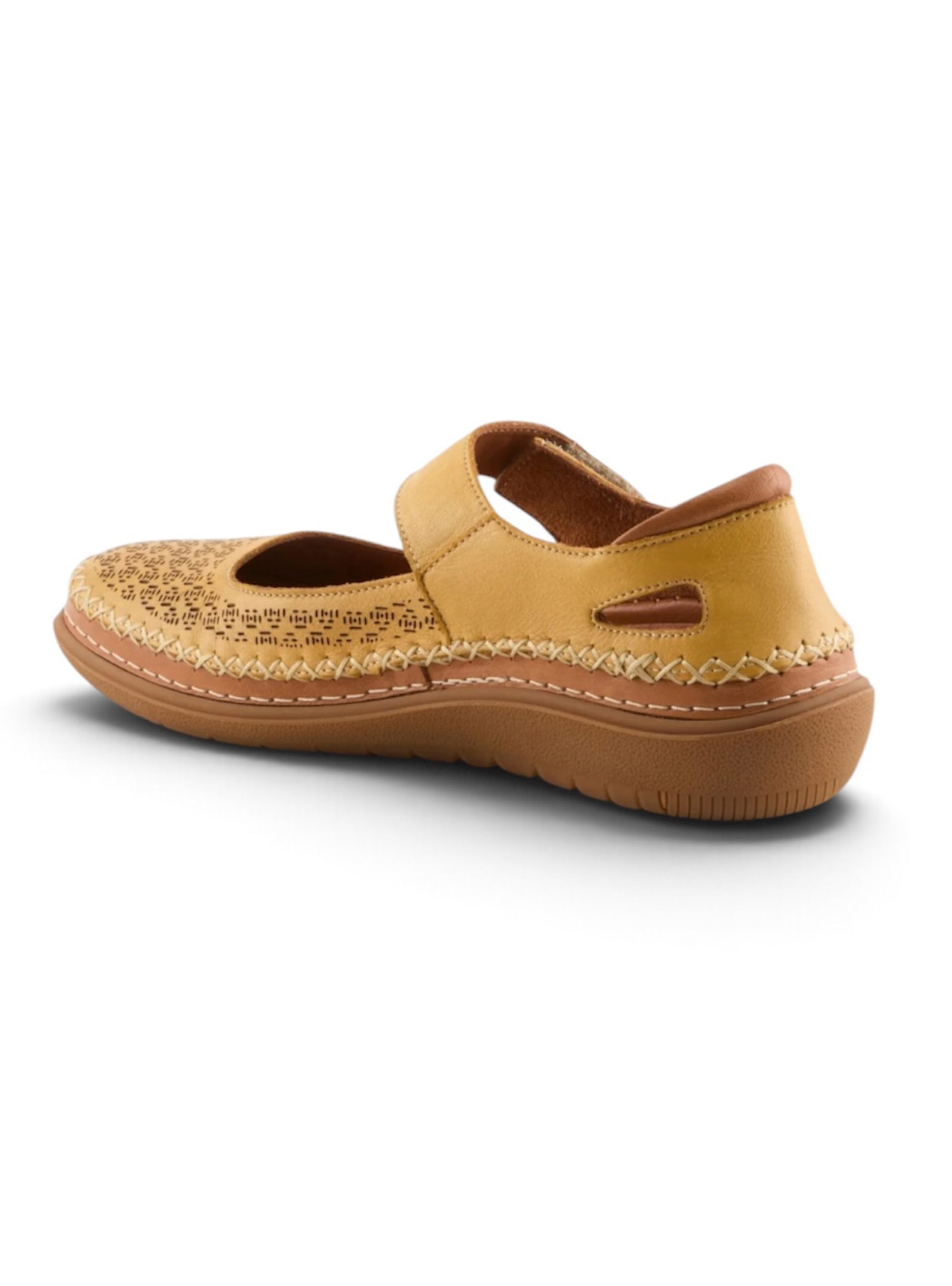 Spring Step Janah Yellow Mary Jane Shoes