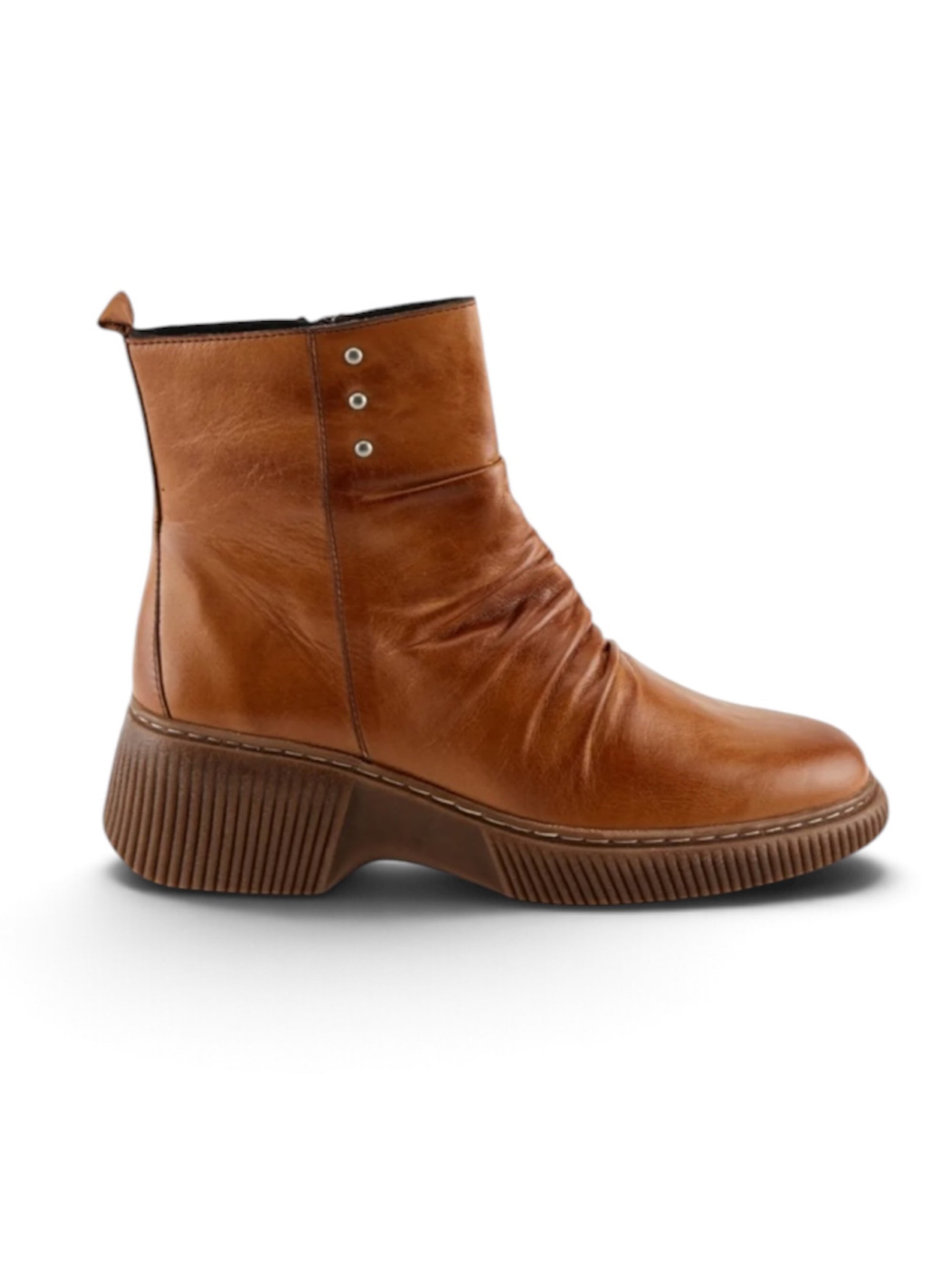 Spring Step Nayana Camel Ankle Boots