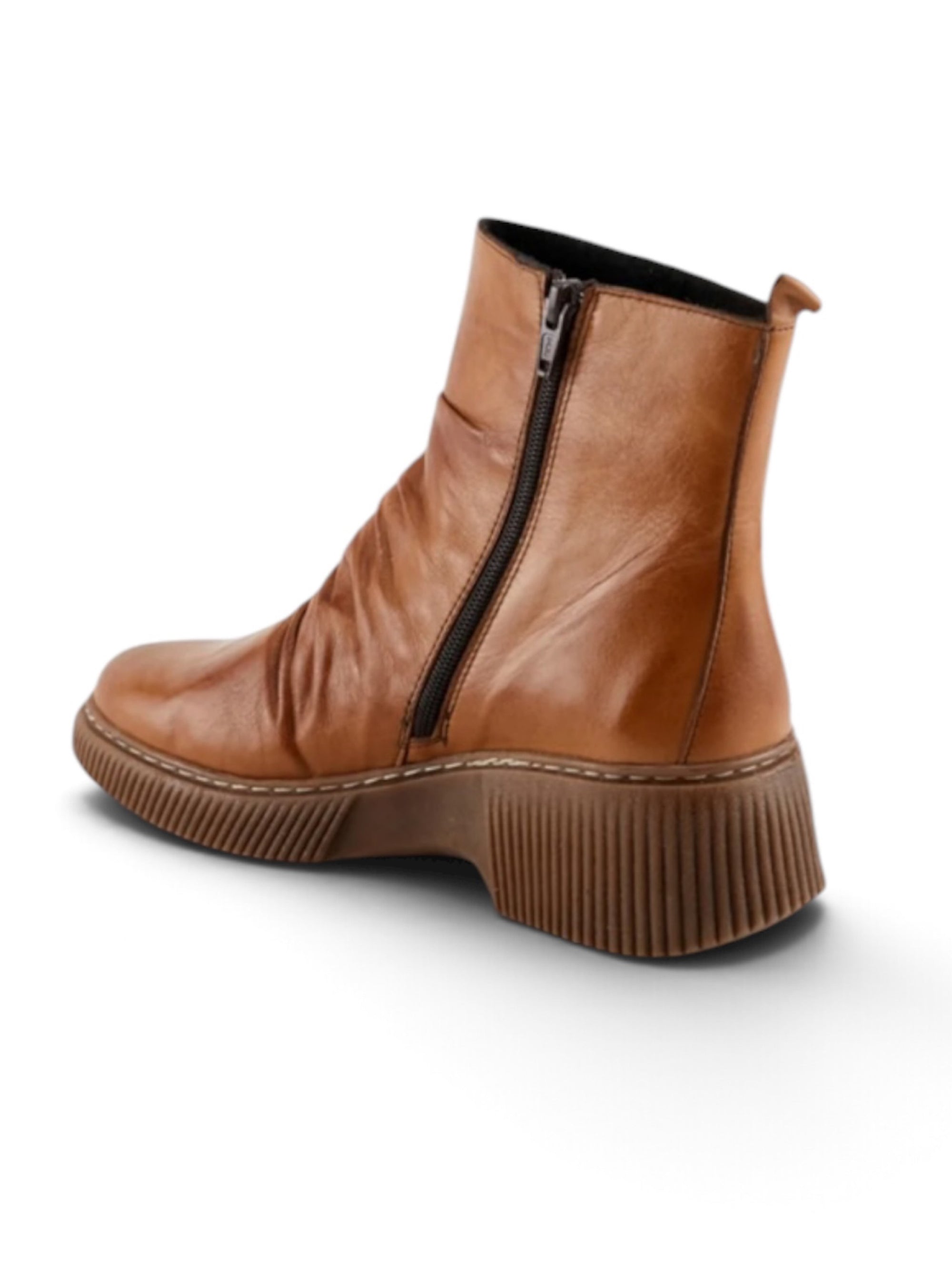 Spring Step Nayana Camel Ankle Boots