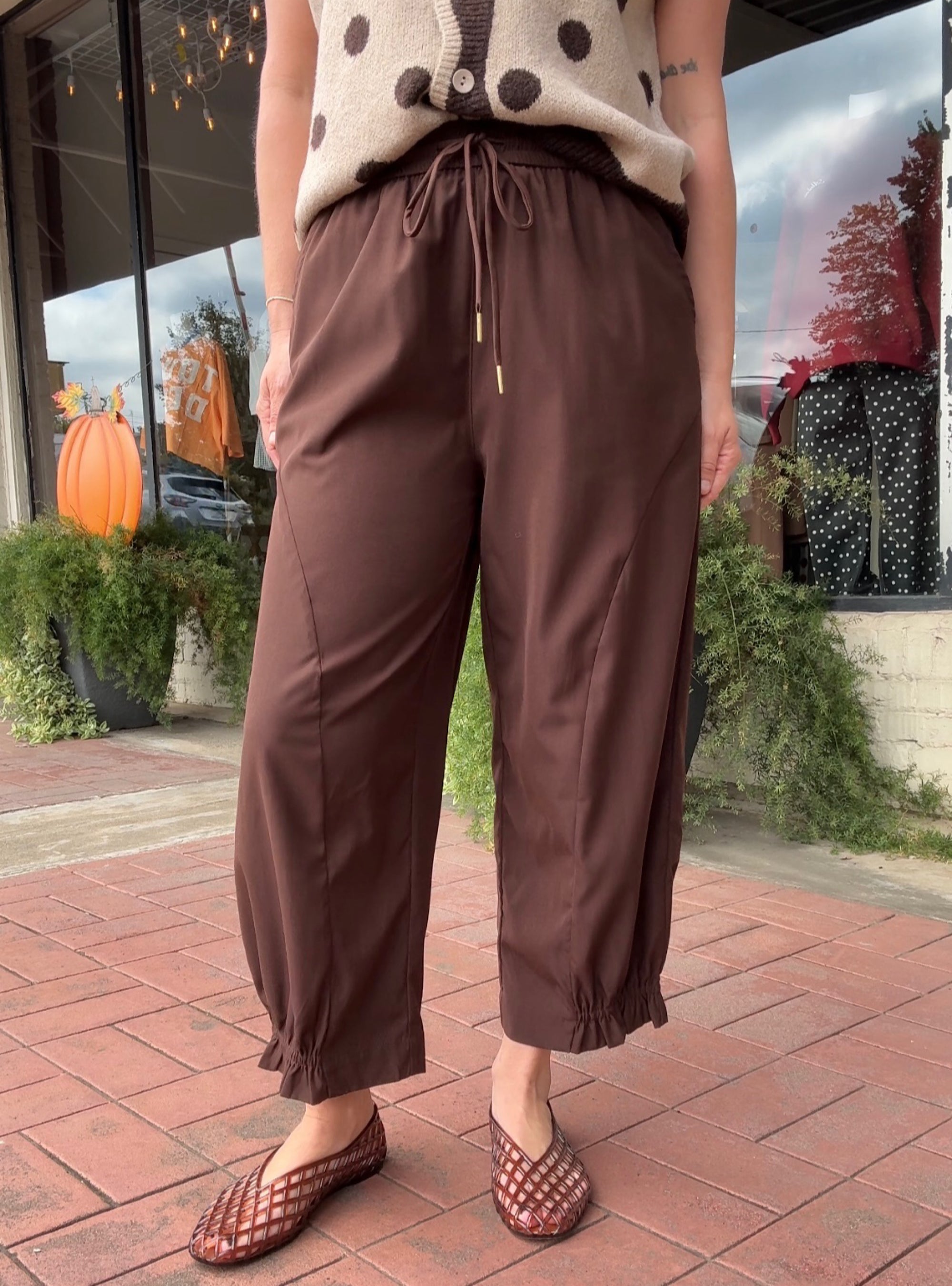 Cocoa Cutie Ankle Balloon Pants