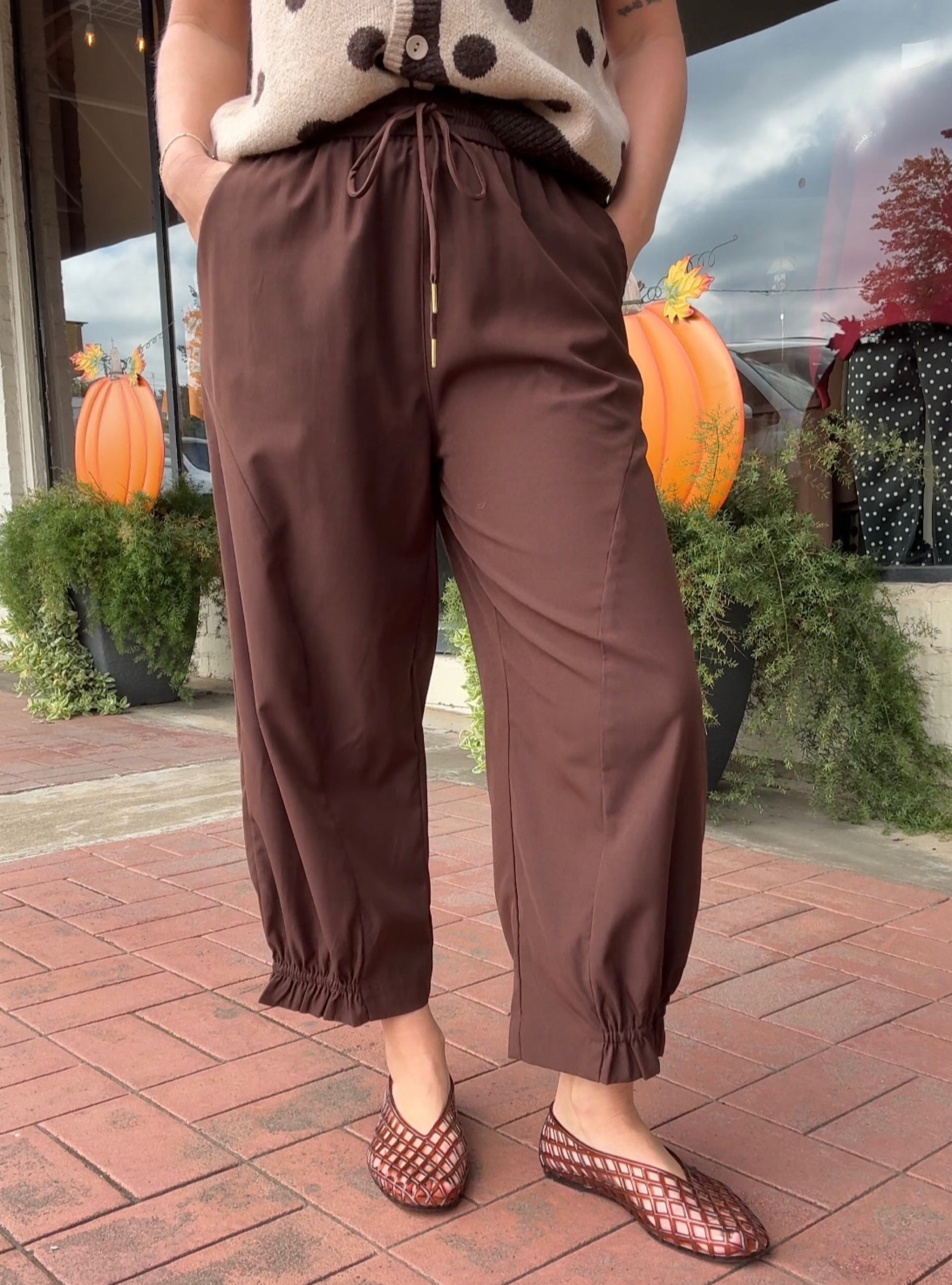 Cocoa Cutie Ankle Balloon Pants
