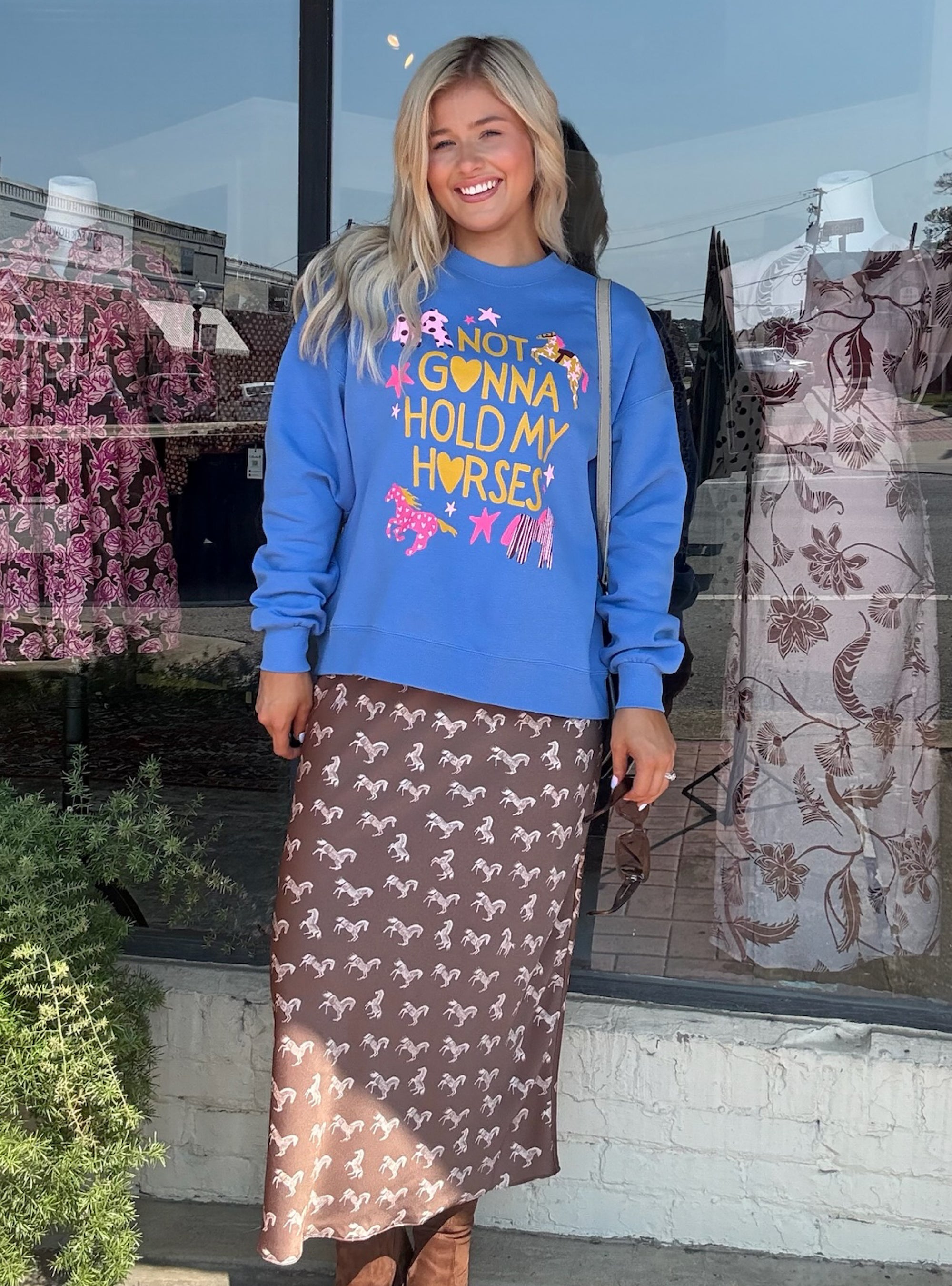 Not Gonna Hold My Horses Sweatshirt