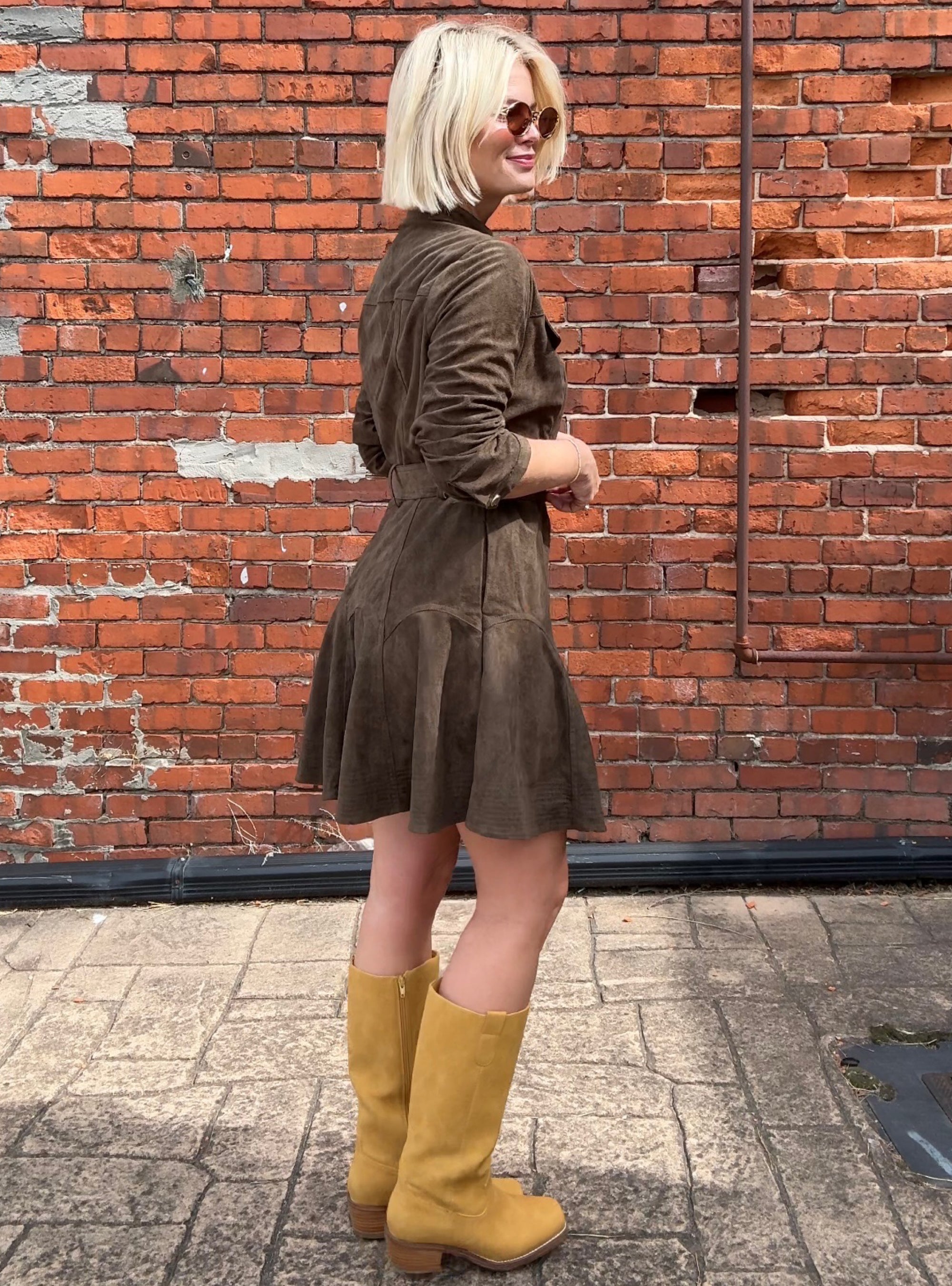 Olive A Good Belted Moment Dress