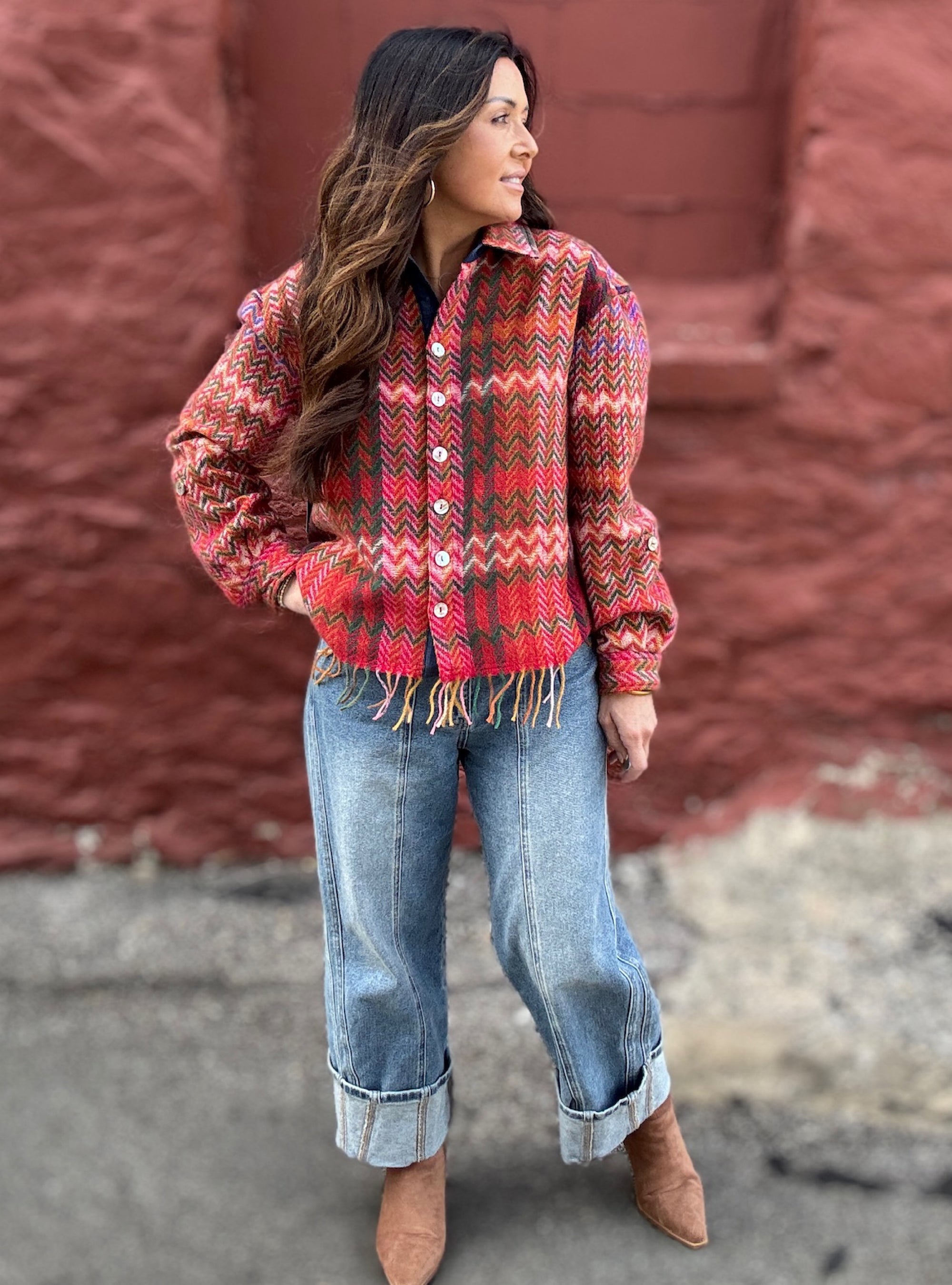 John Mark Golden Harvest Fringe Jacket