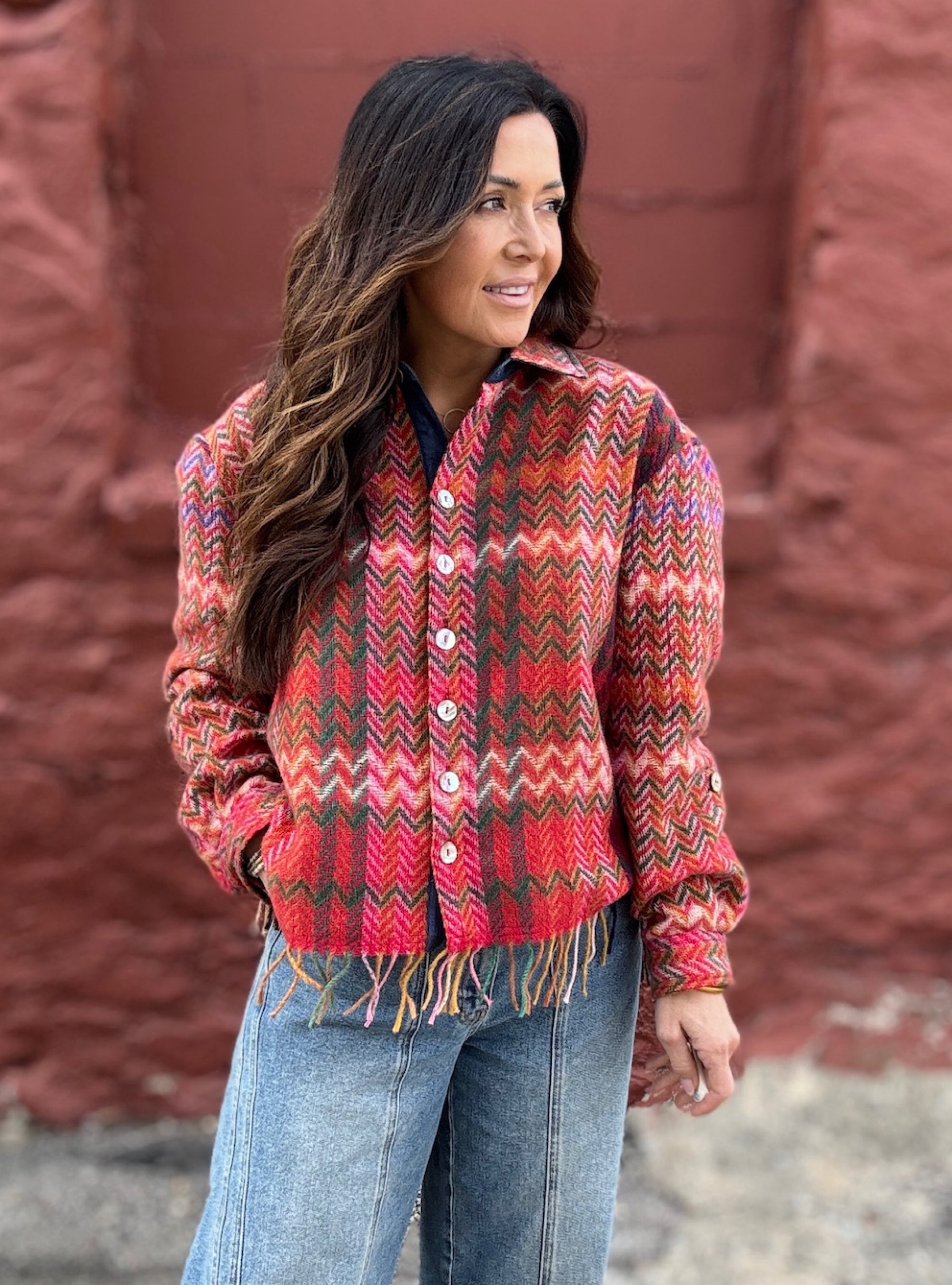 John Mark Golden Harvest Fringe Jacket