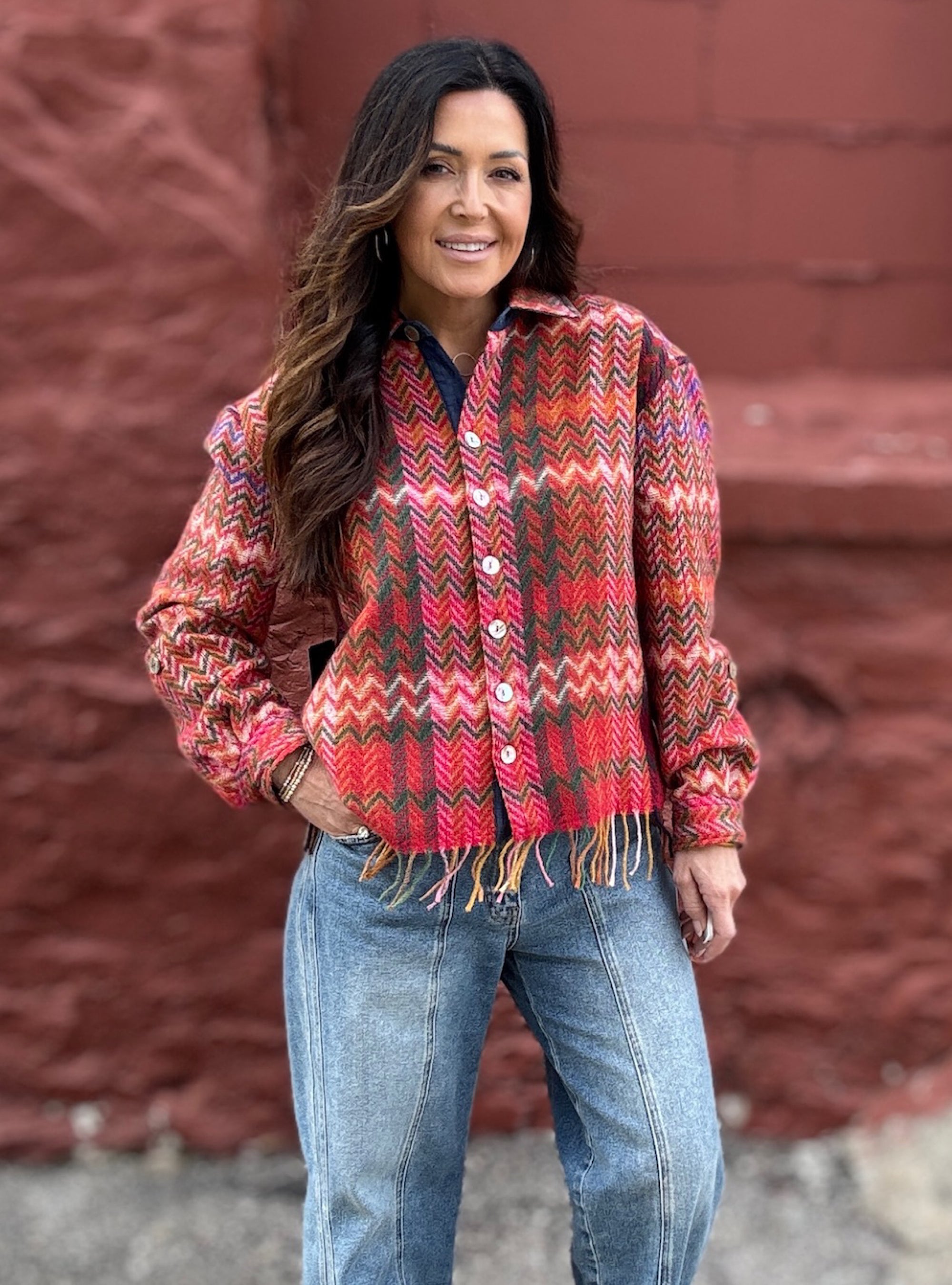 John Mark Golden Harvest Fringe Jacket