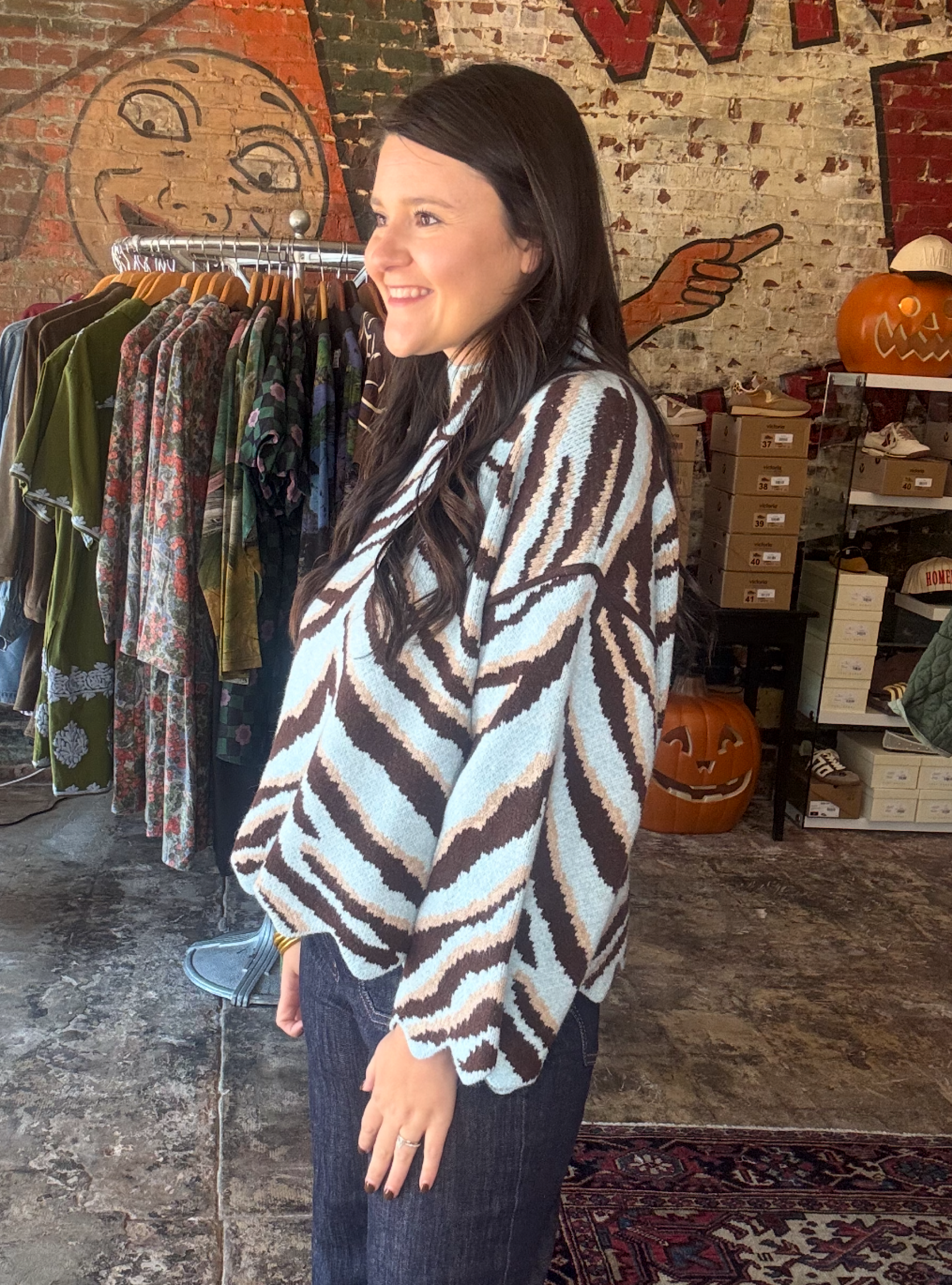 Zoo Knew I Needed This Mock Neck Sweater
