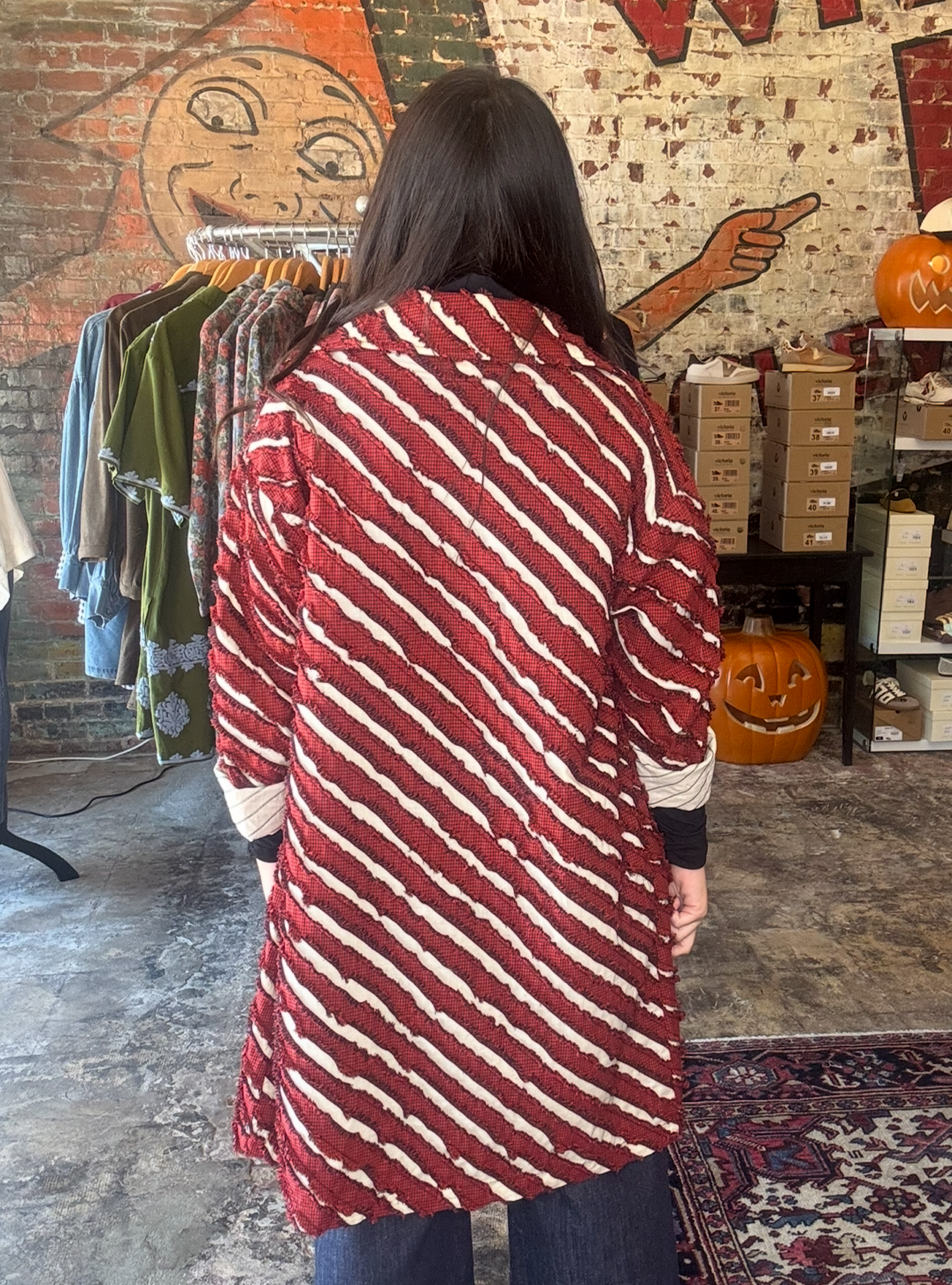 Red-y To Rumble Textured Jacket