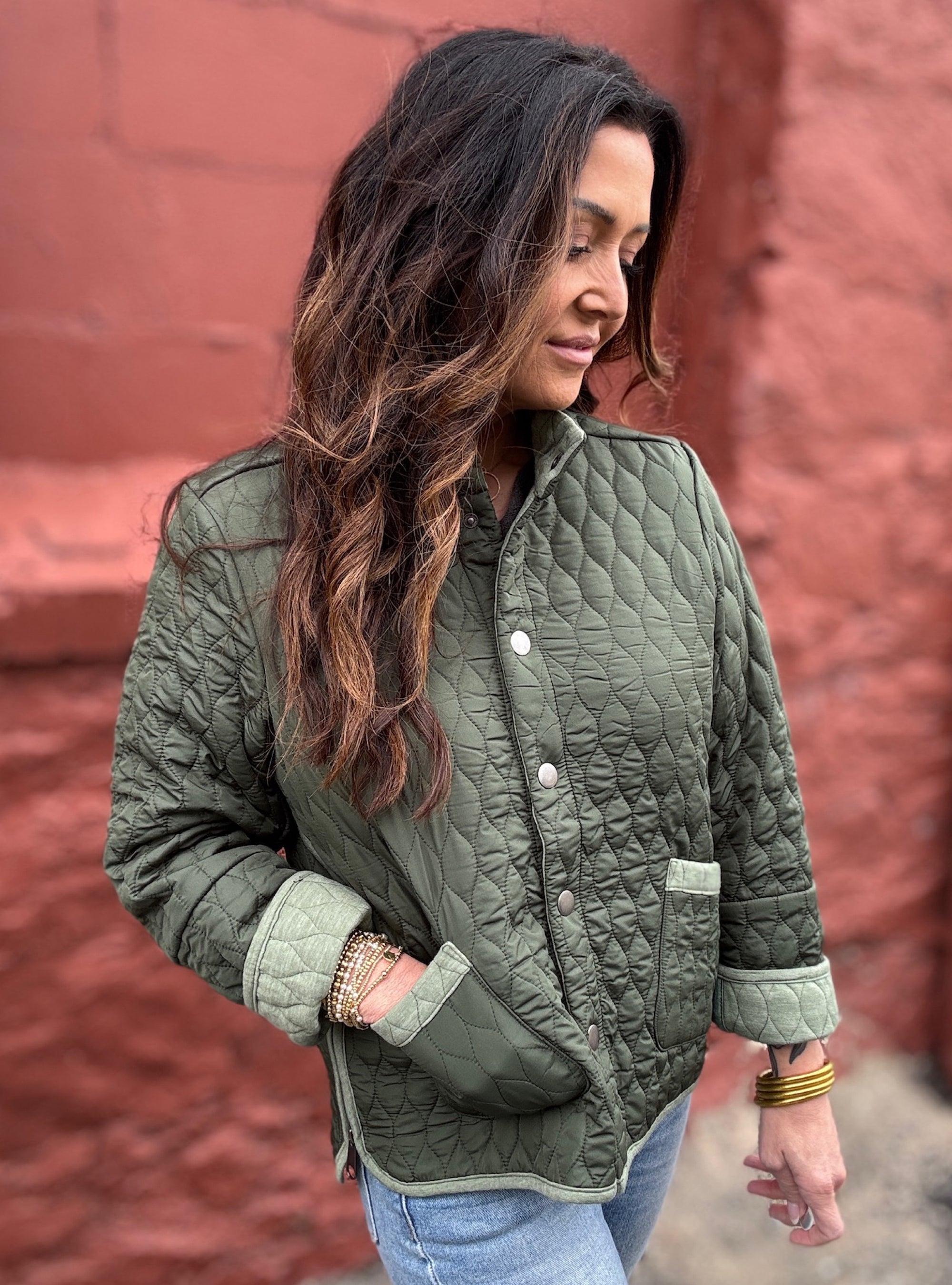Habitat Fern Quilted Urban Jacket