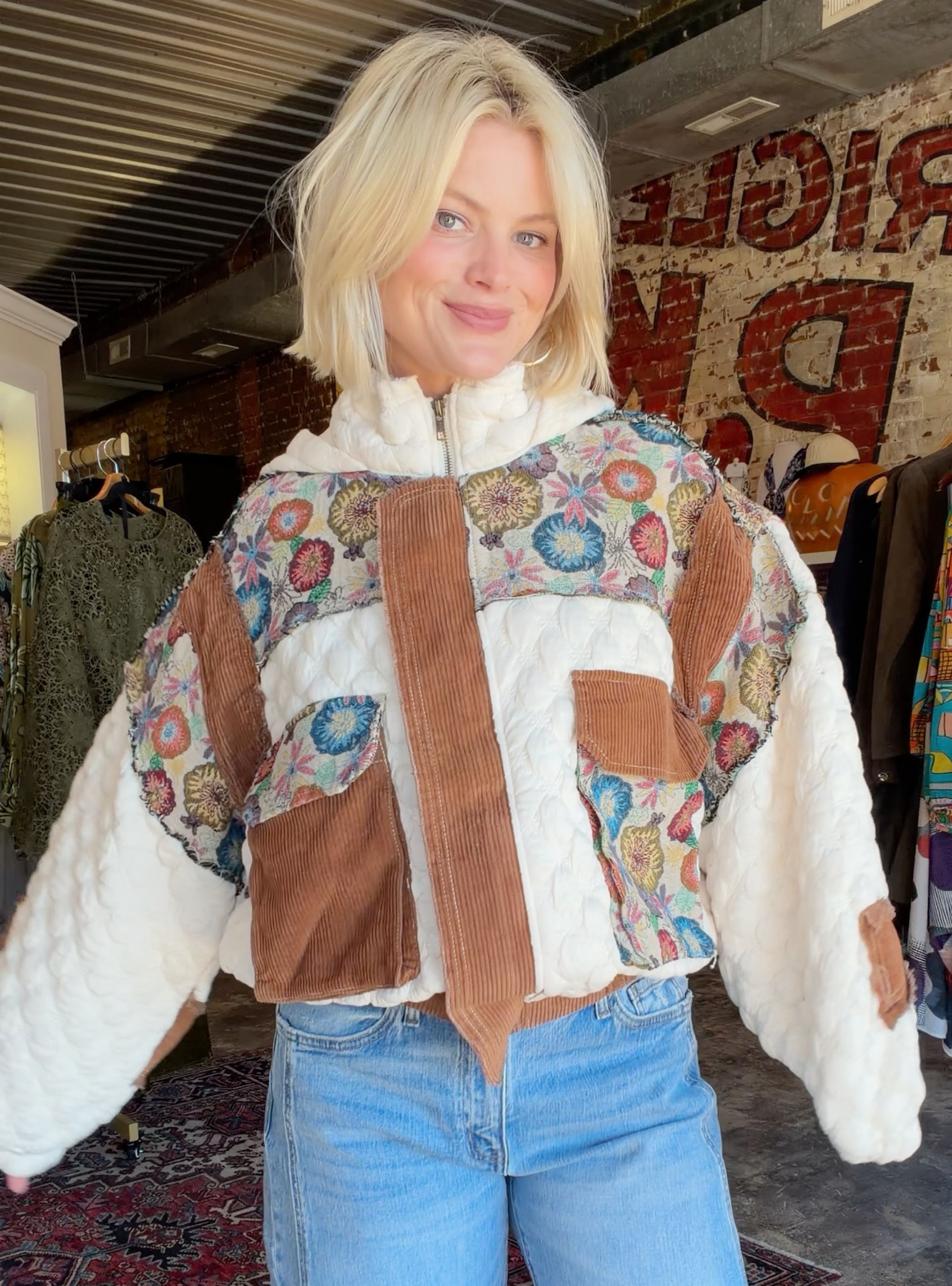 Sew Much Personality Hooded Jacket