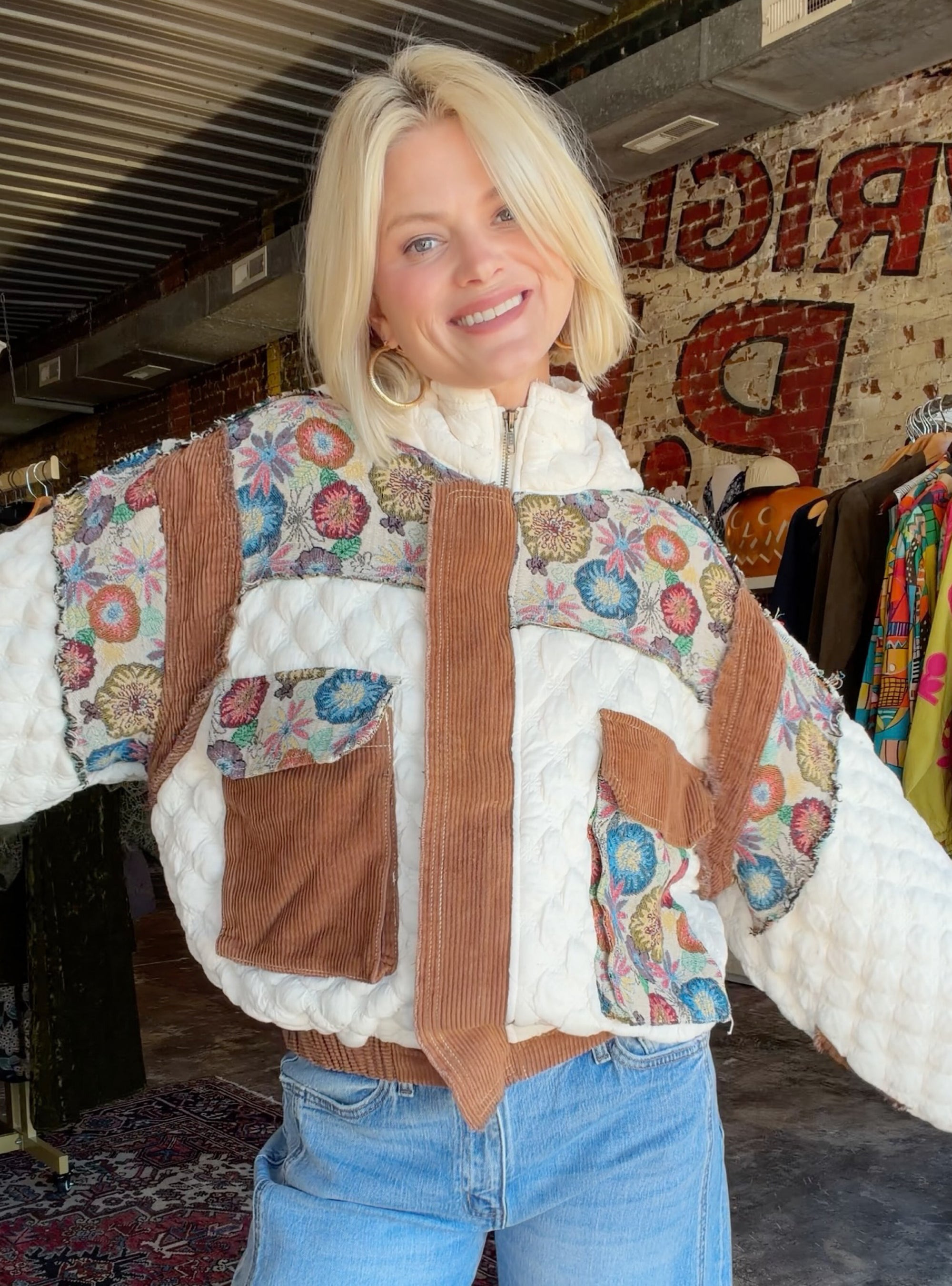 Sew Much Personality Hooded Jacket