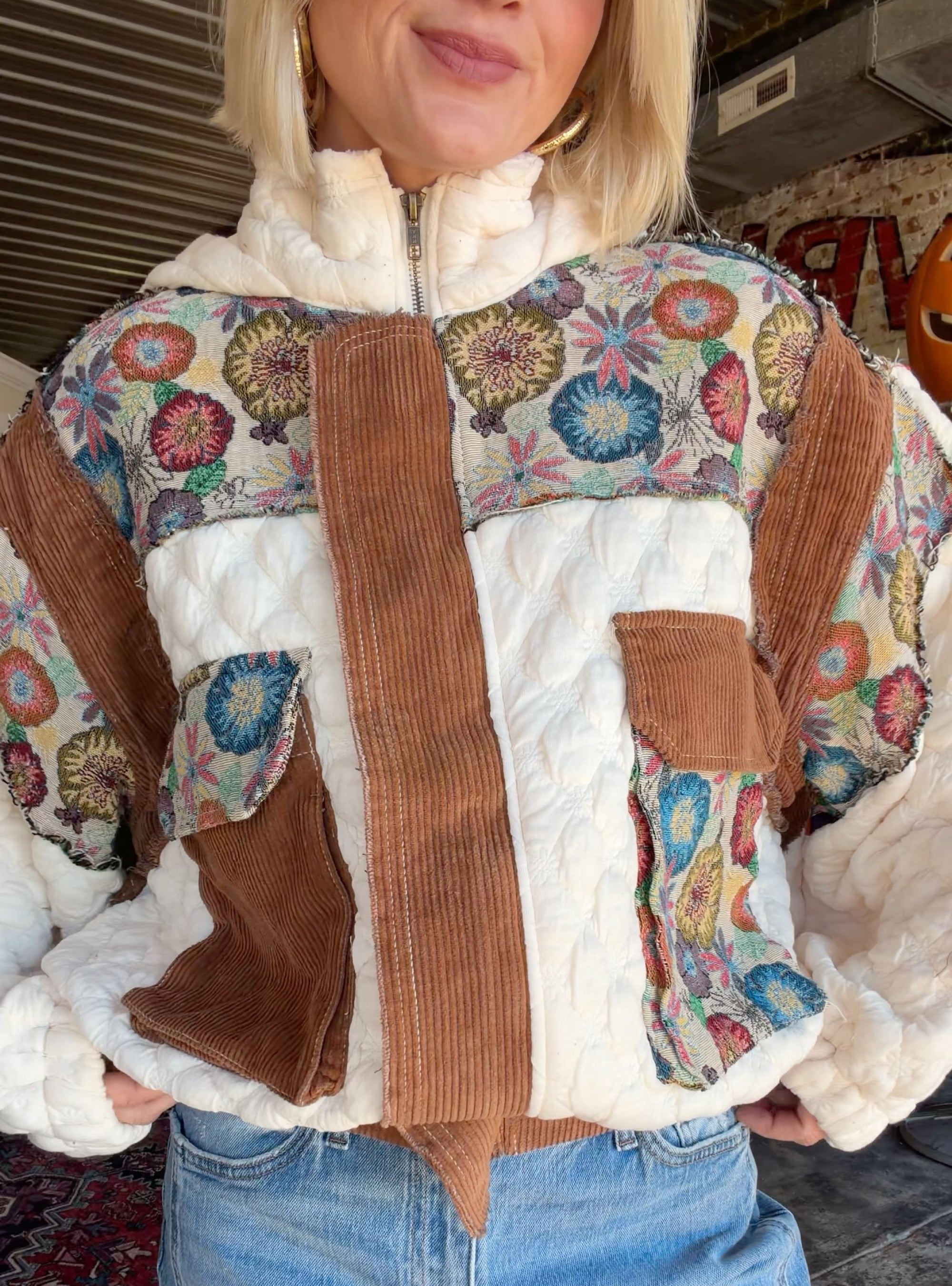 Sew Much Personality Hooded Jacket