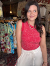 Firecracker Red Washed Tank