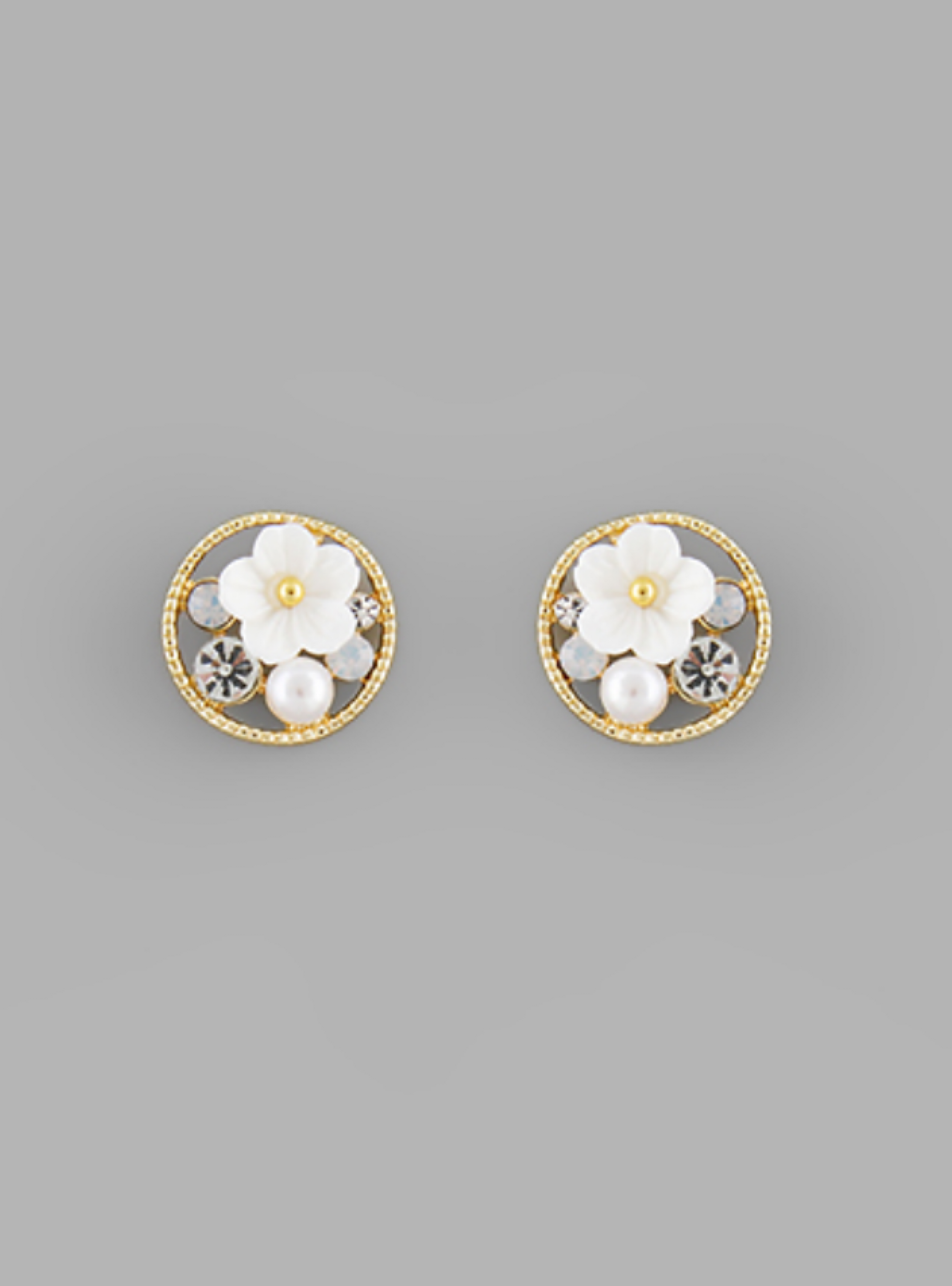 Flower Garden Post Earrings