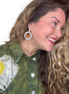 Lior Vega Olive Watercolor Dress