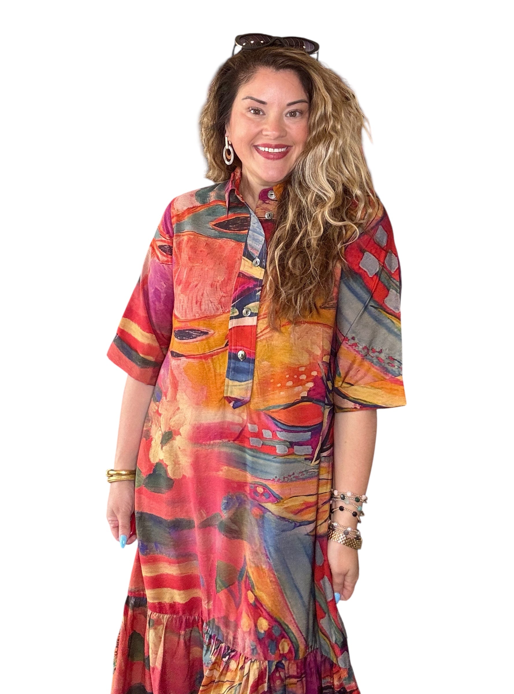 Lior Vega Multi Jewel Dress