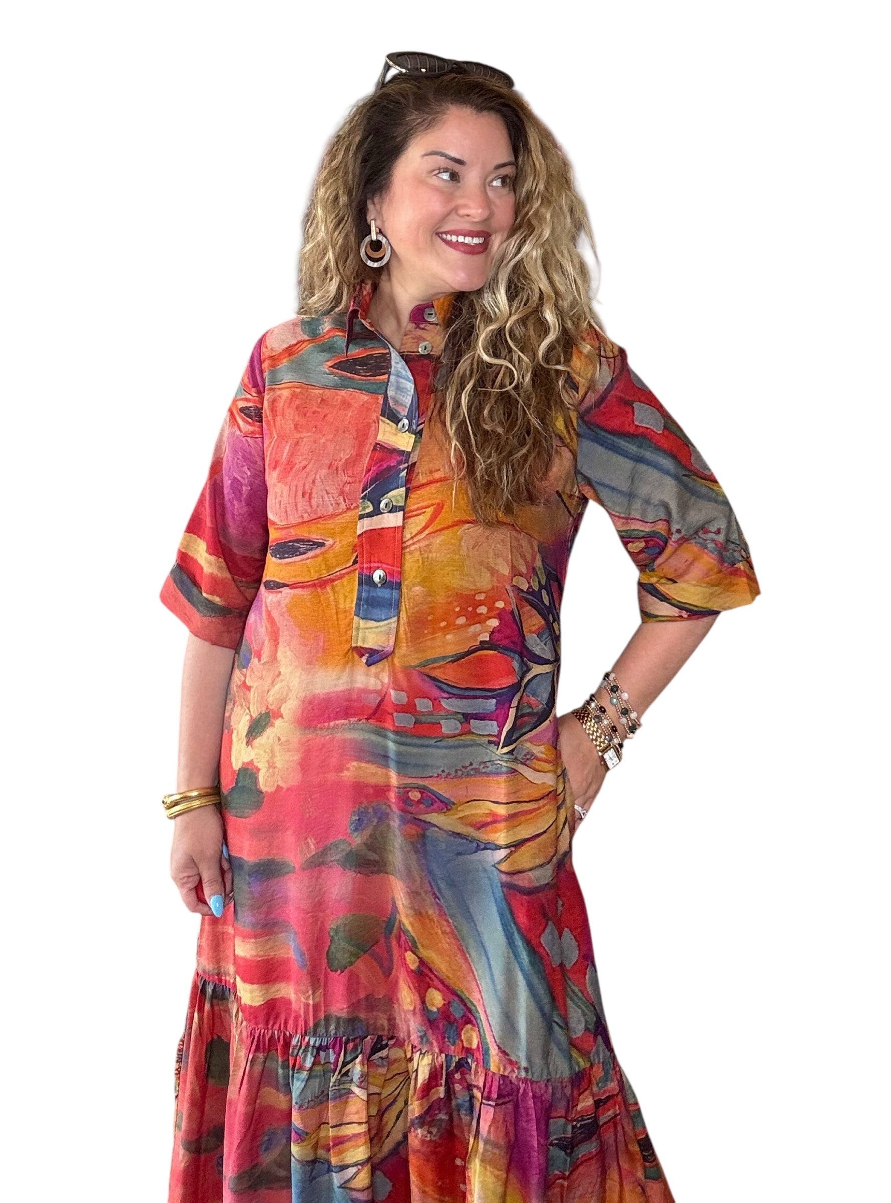 Lior Vega Multi Jewel Dress