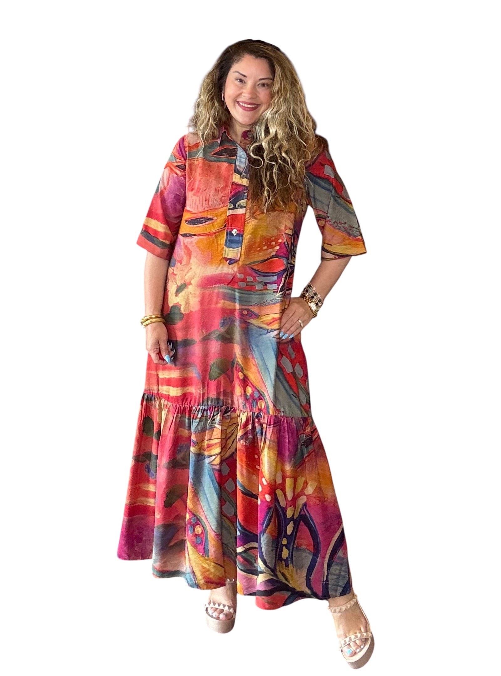 Lior Vega Multi Jewel Dress