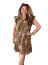 Brown Hues And Fringe Cues Dress