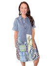 Lior Rina Denim Mix Media Dress