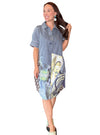 Lior Rina Denim Mix Media Dress