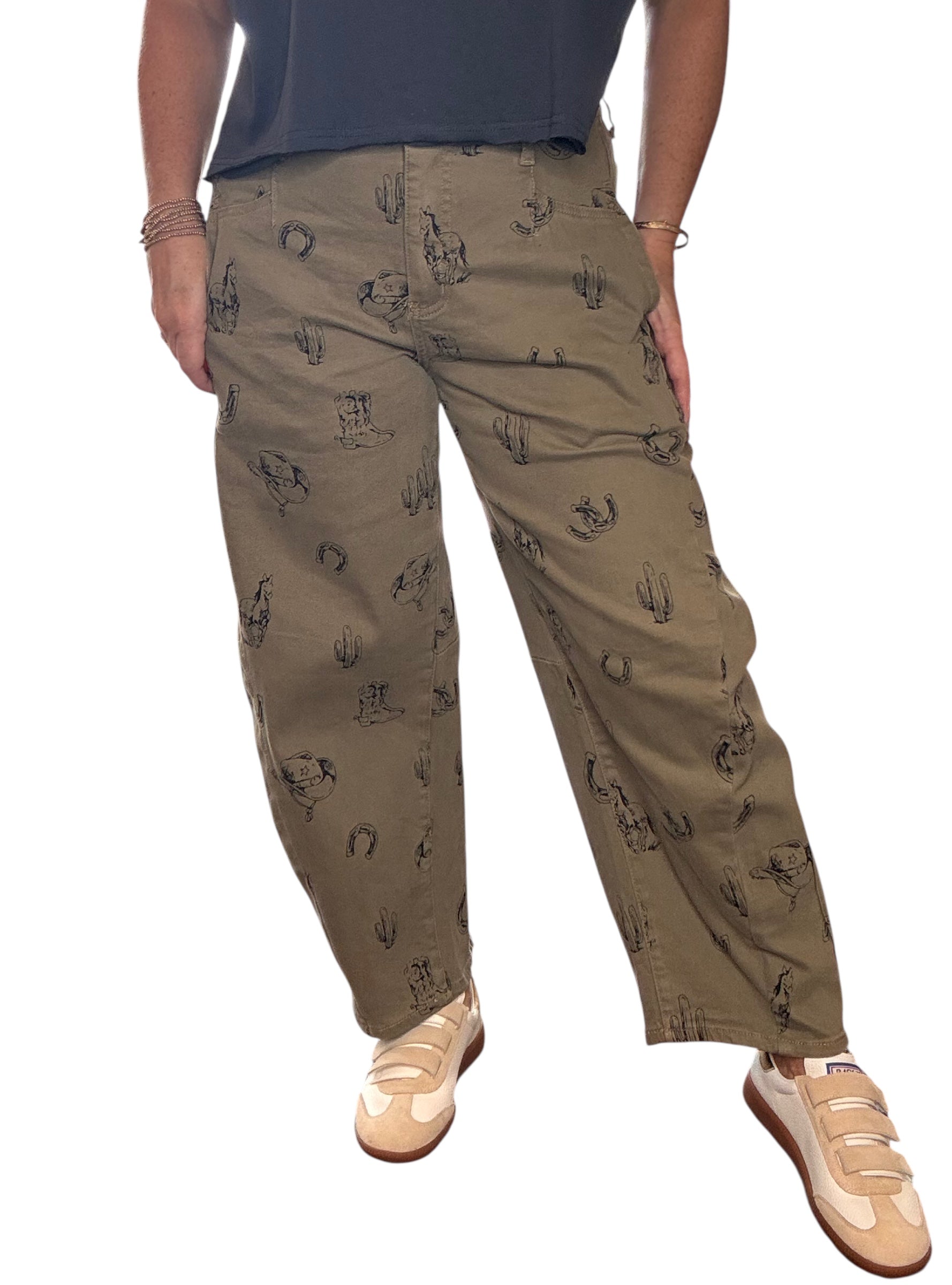 Howdy Partner Barrel Jeans