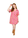Uncle Frank Mod Geometric Dress