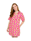 Uncle Frank Mod Geometric Dress