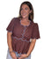 Scalloped Lines, Timeless Style Top