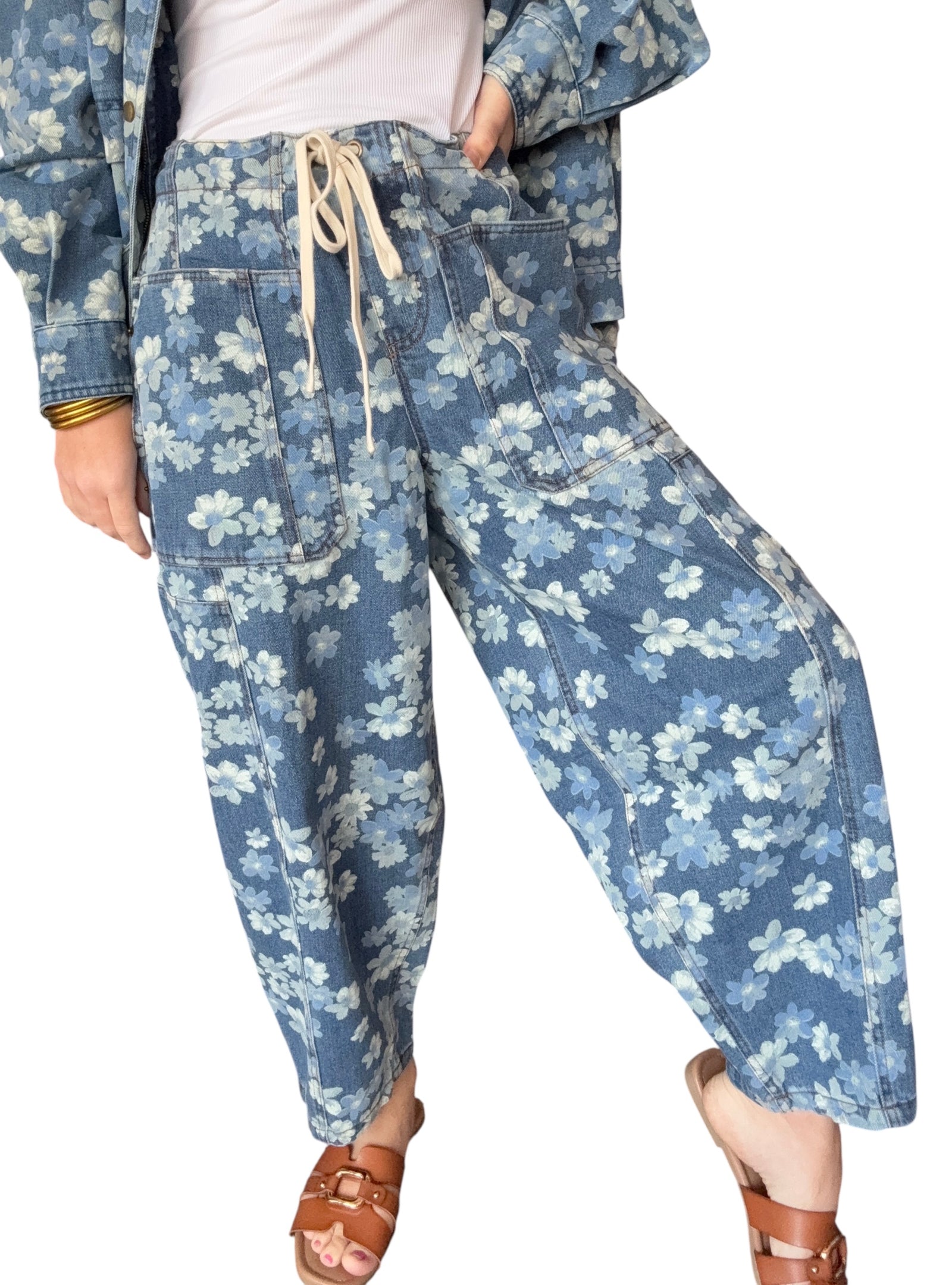 Fresh As A Daisy Barrel Jeans