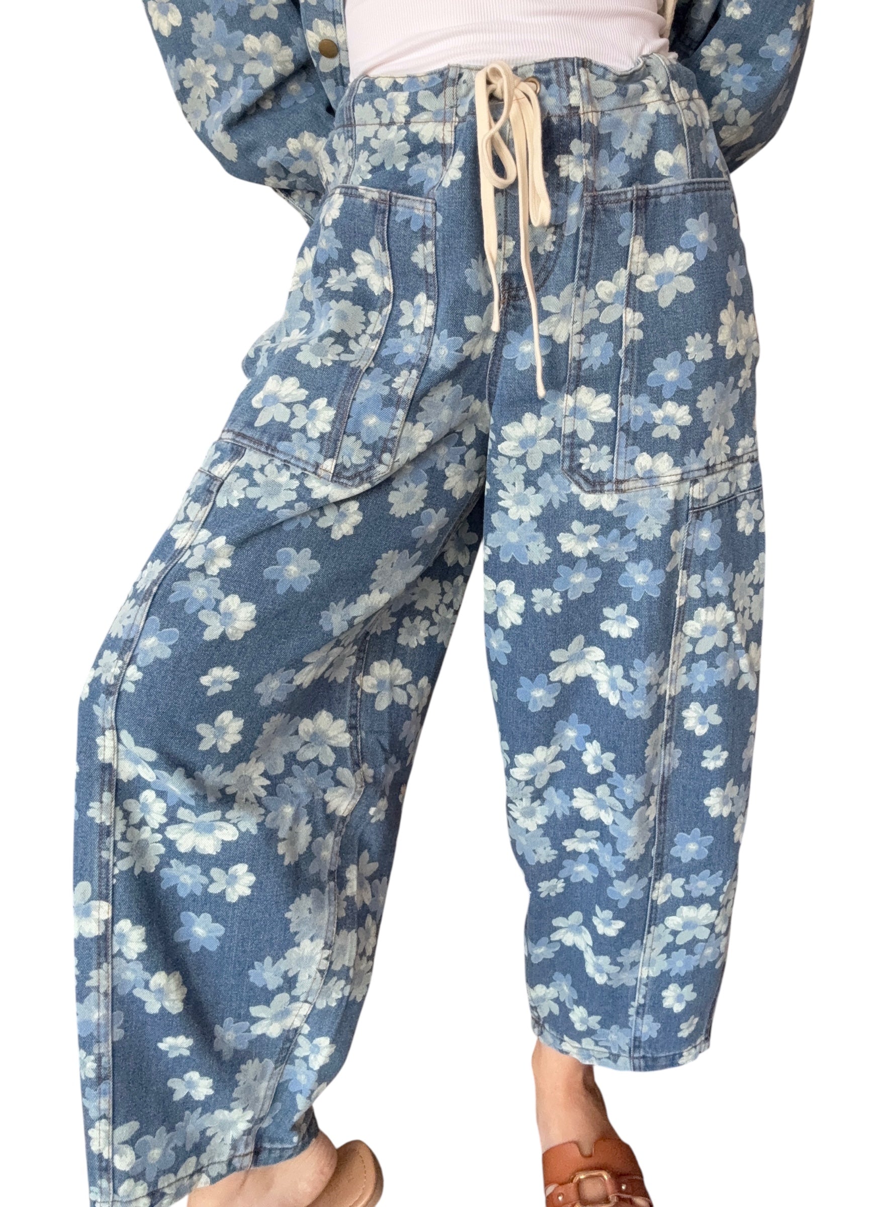 Fresh As A Daisy Barrel Jeans