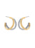 Let’s Hoop Two-Tone Earrings